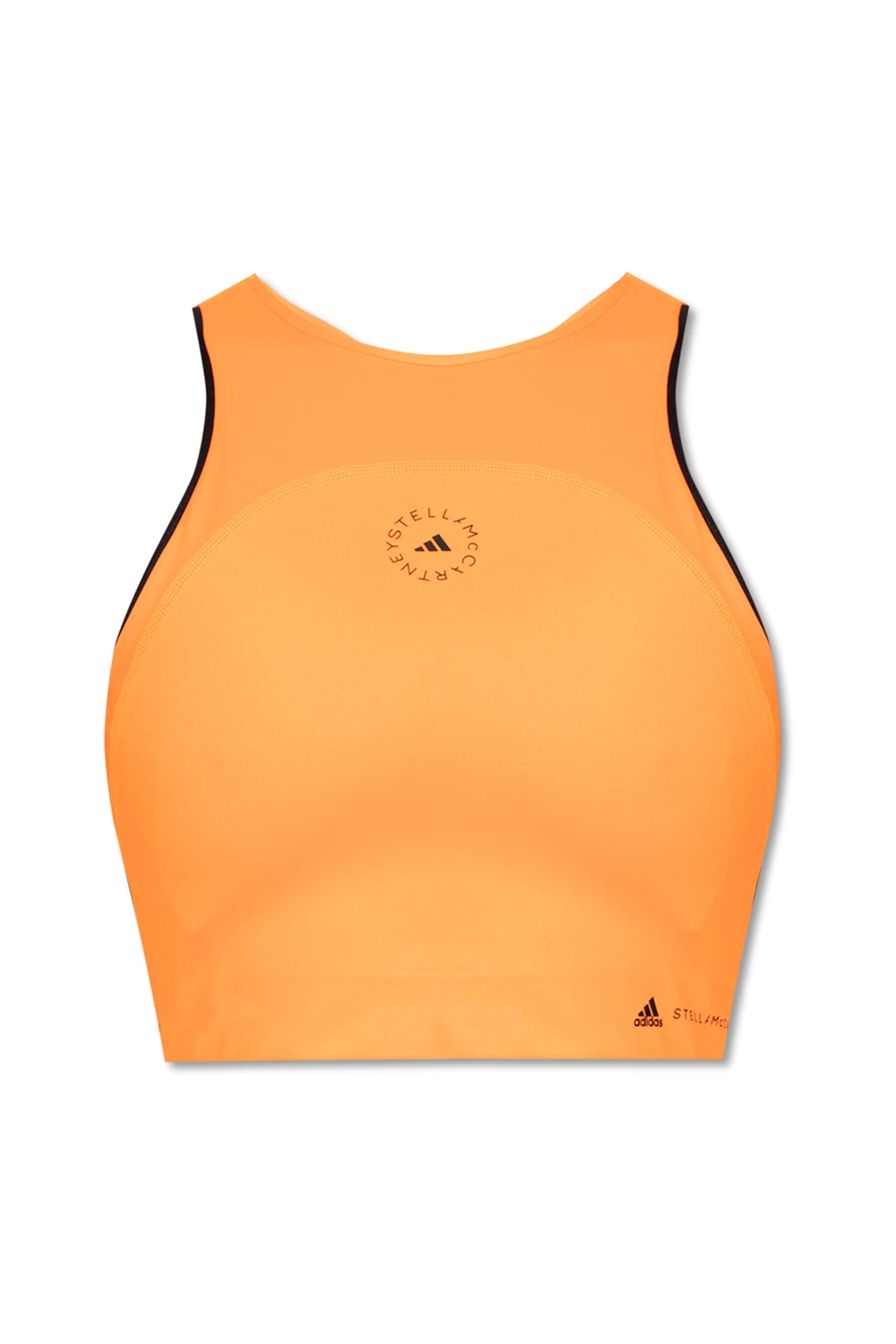 ORANGE Cropped training top