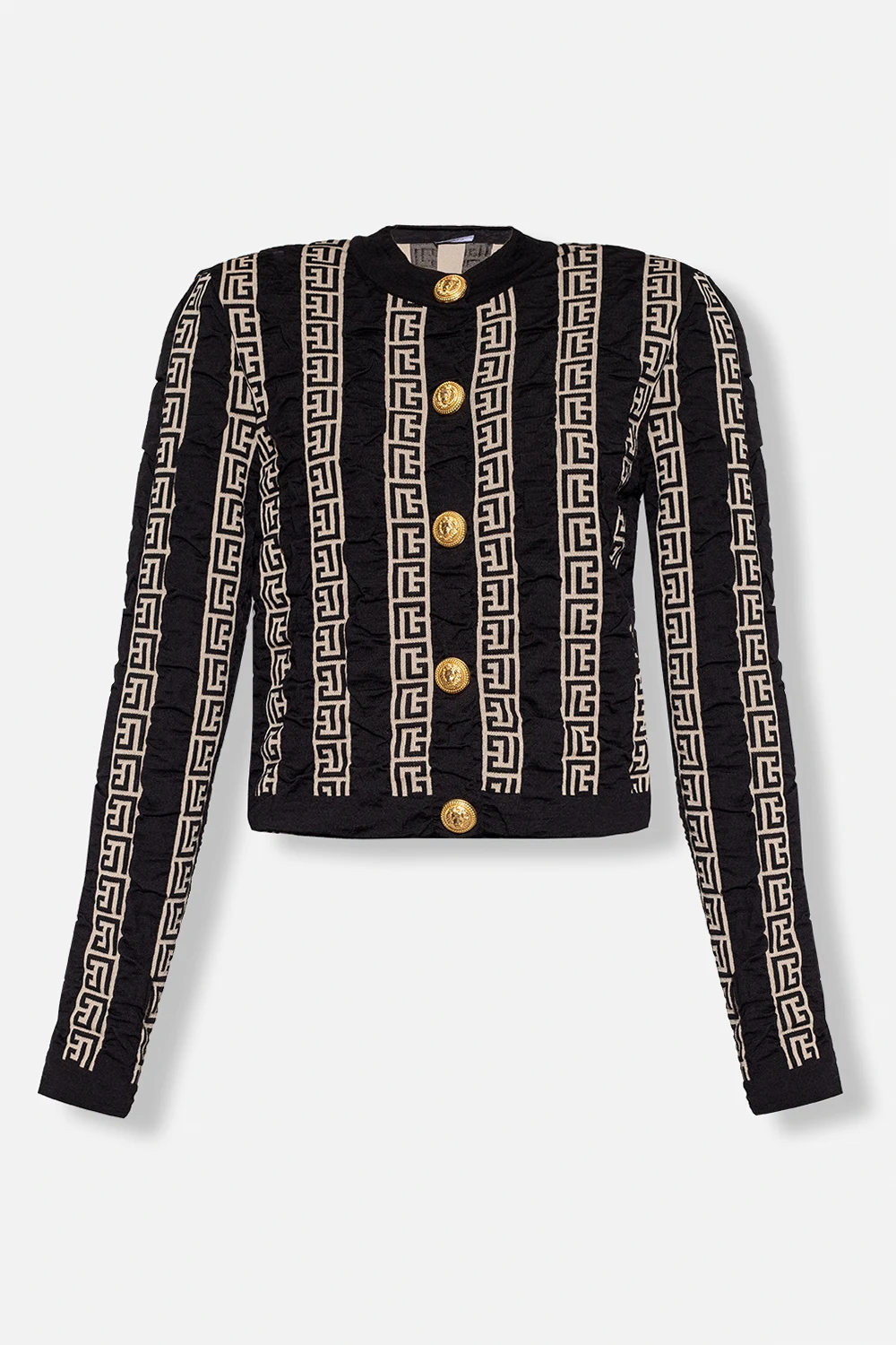 Cardigan with monogram