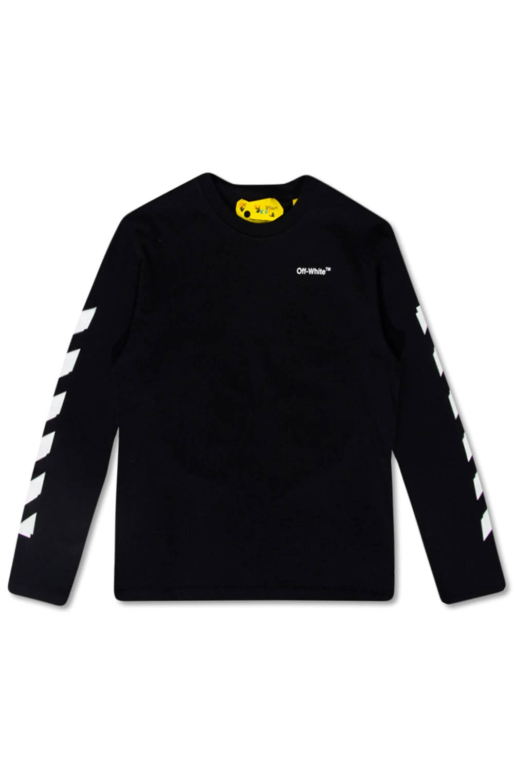 BLACK T-shirt with long sleeves