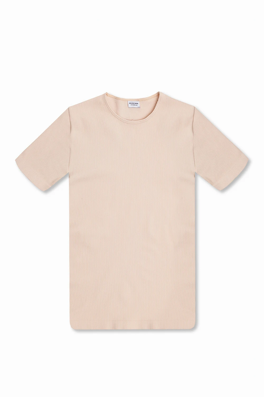 Prążkowany t-shirt