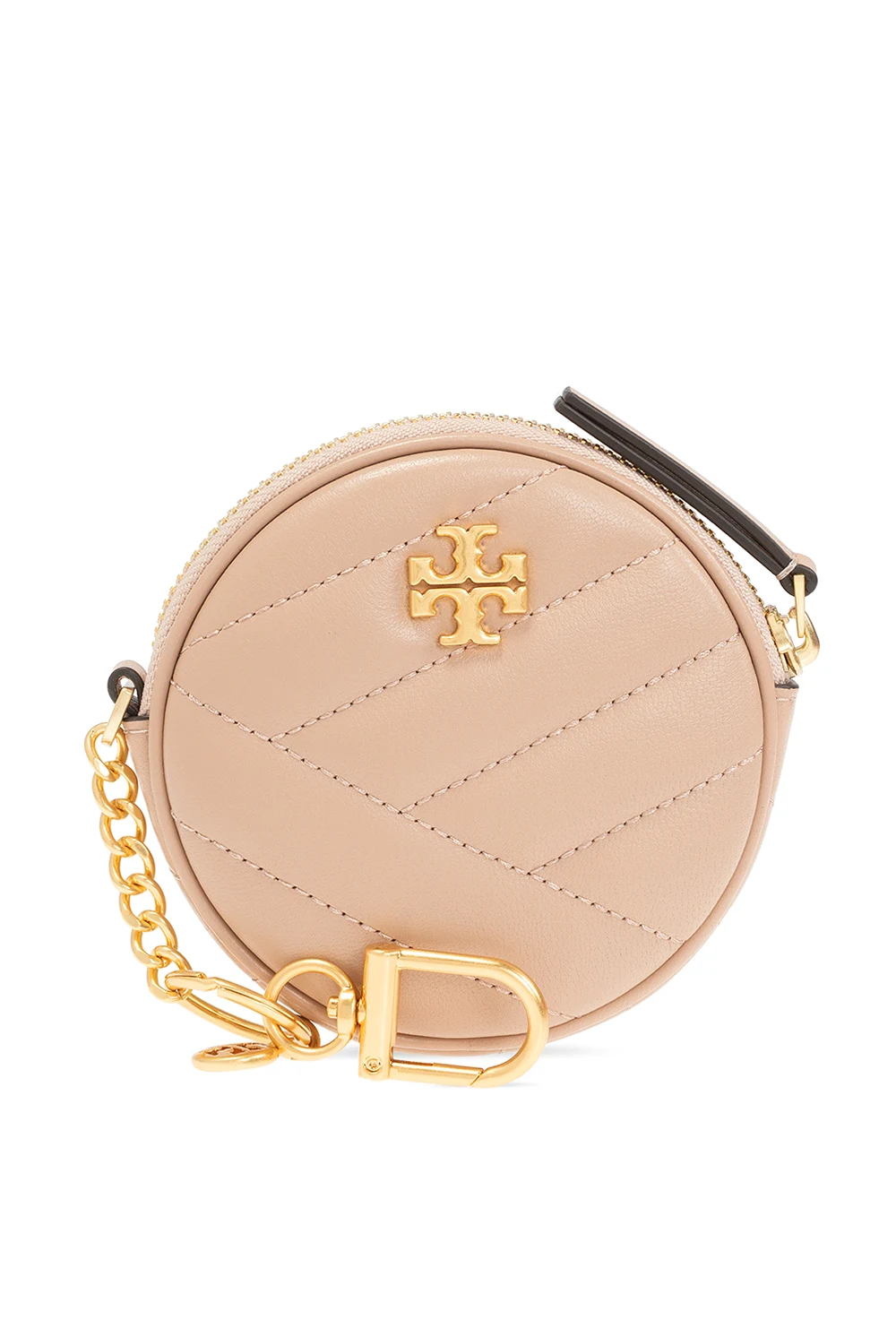 beige Pouch with keyring