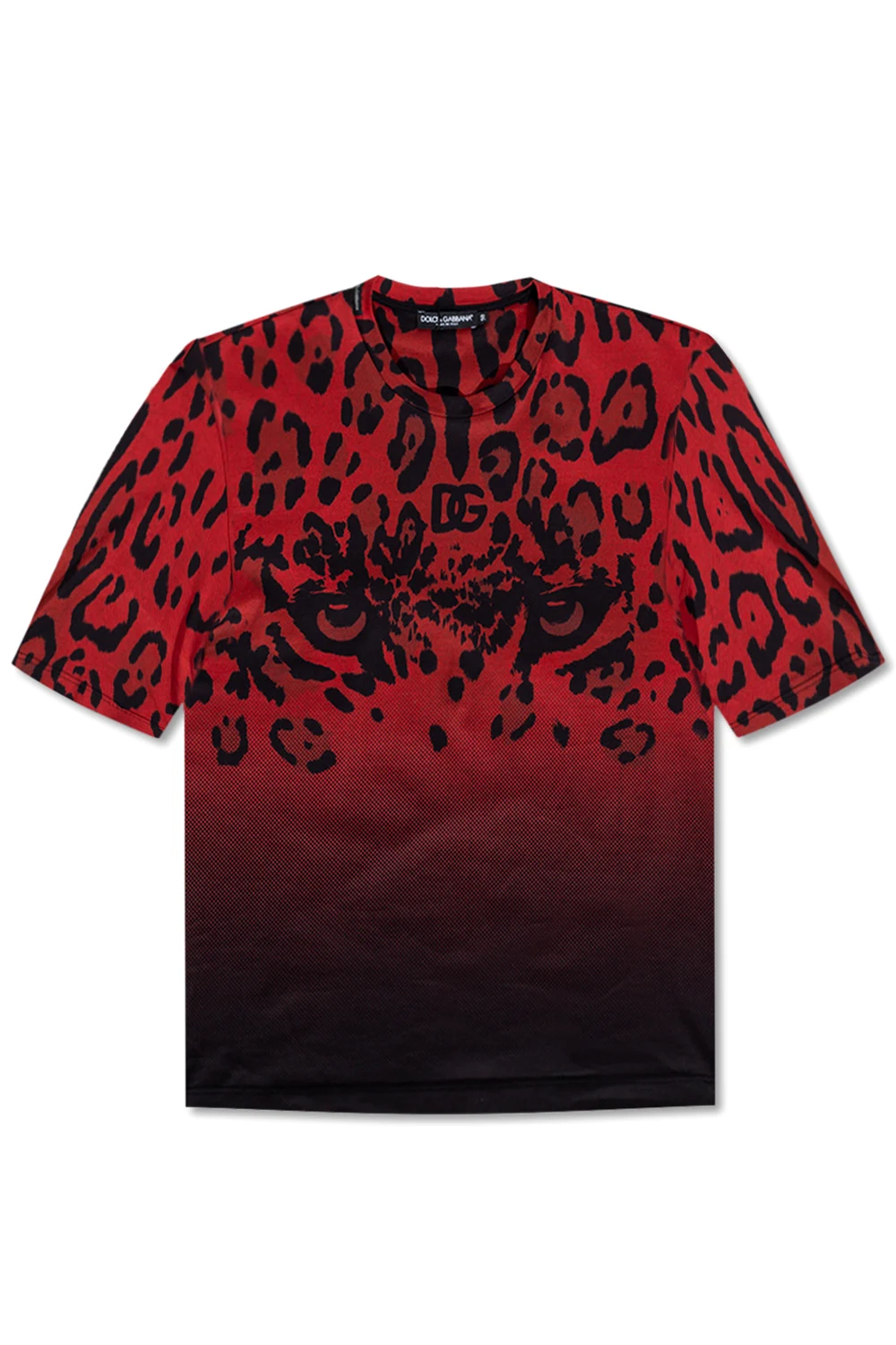 RED T-shirt with animal motif