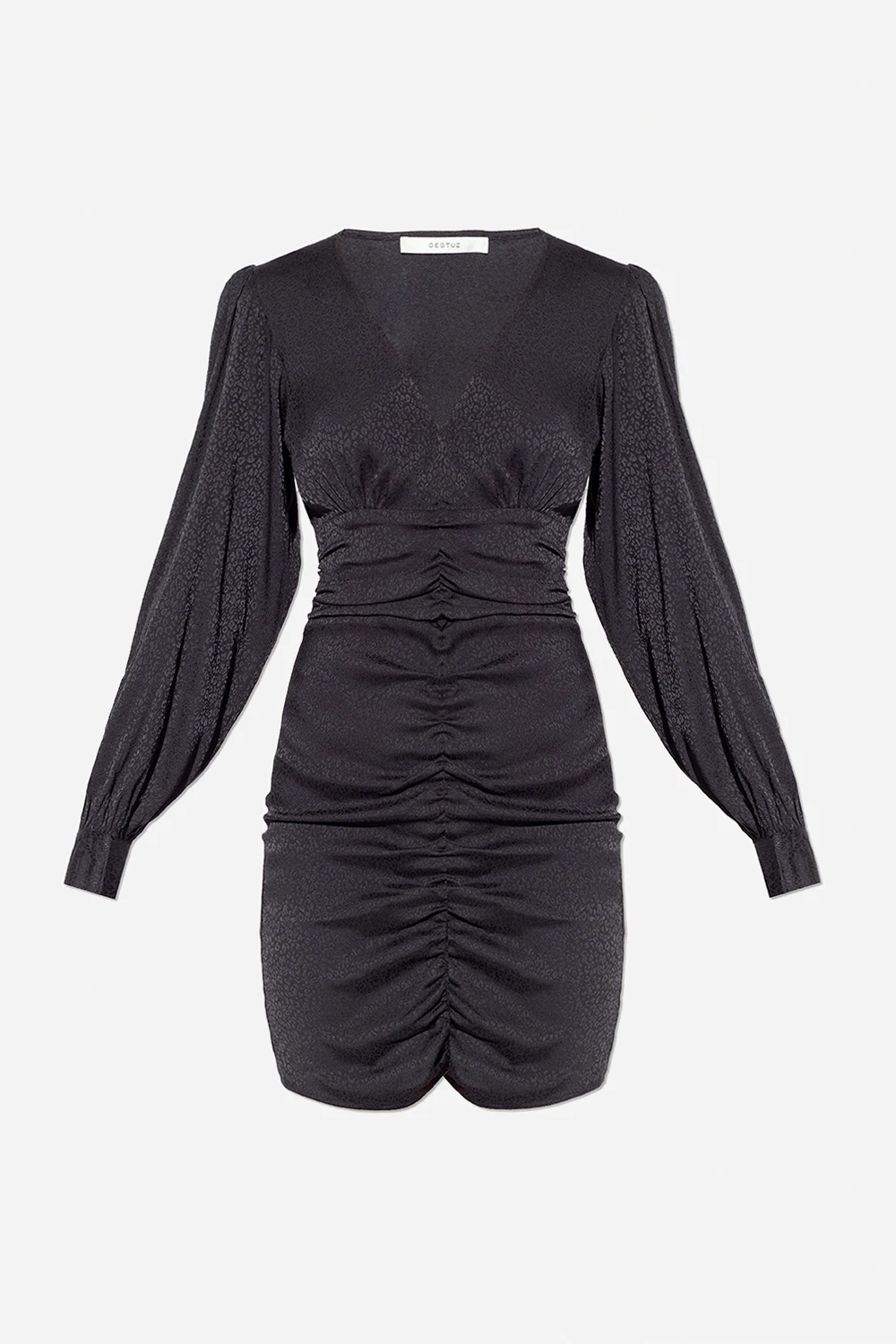 BLACK ‘GalliGZ’ dress with animal motif