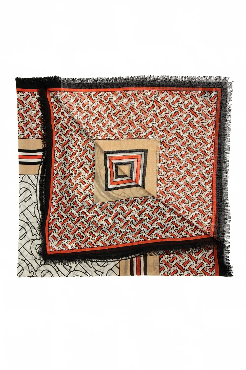 MULTICOLOUR Patterned scarf