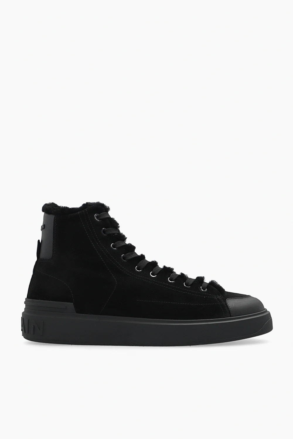 BLACK ‘B-Court’ insulated high-top sneakers