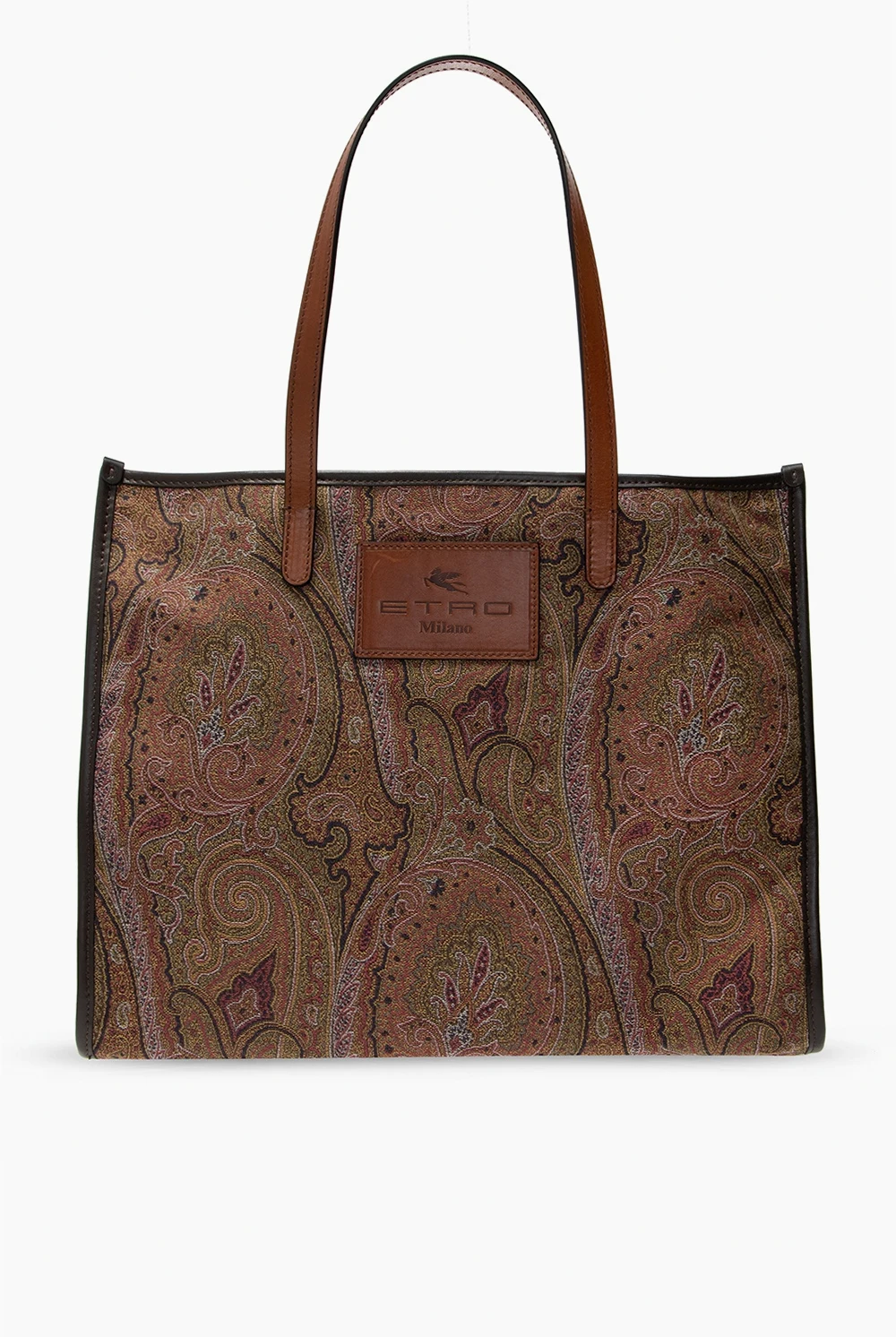 Patterned tote bag