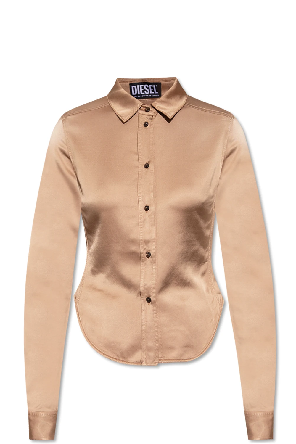 beige ‘C-Kiki’ satin shirt
