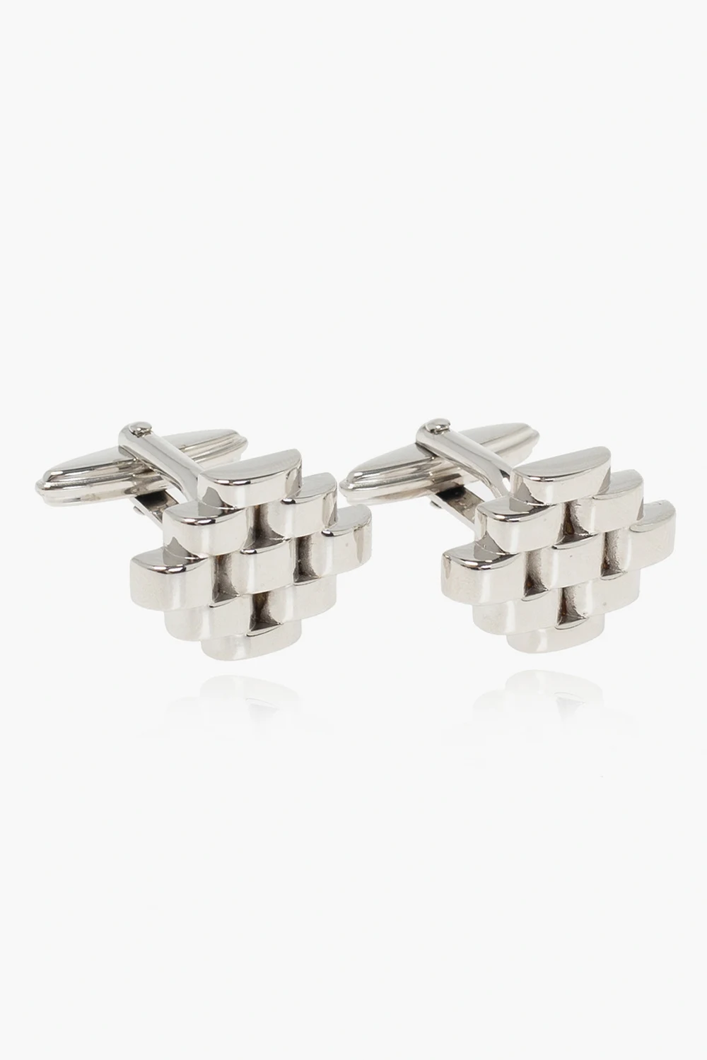 SILVER Metal cufflinks