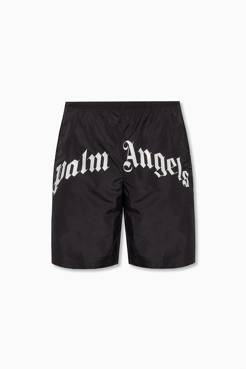 BLACK Swimming shorts with logo