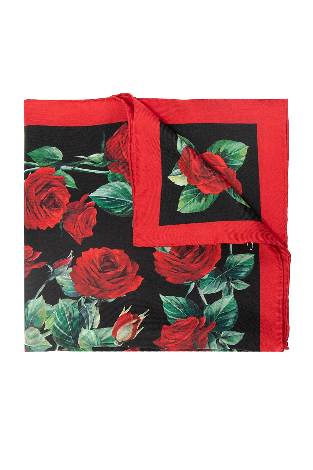 MULTICOLOUR Scarf with floral motif