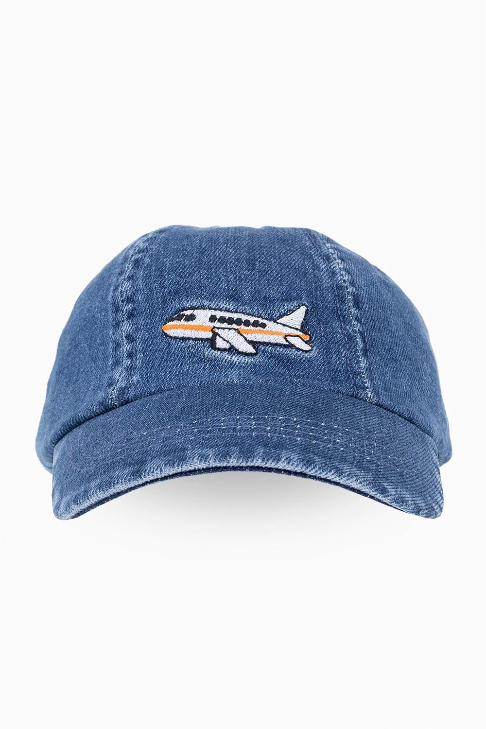 Denim baseball cap
