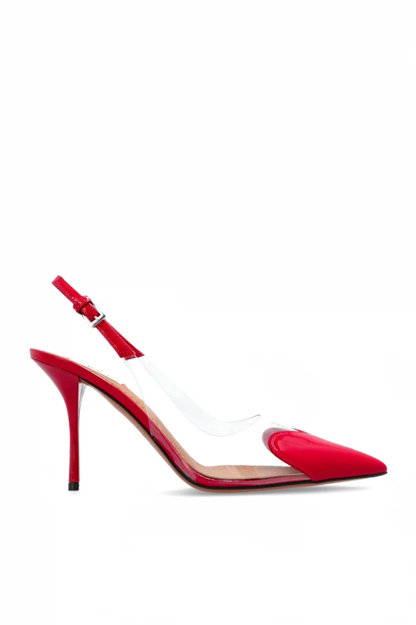 RED Heeled shoes `Le Cceur’