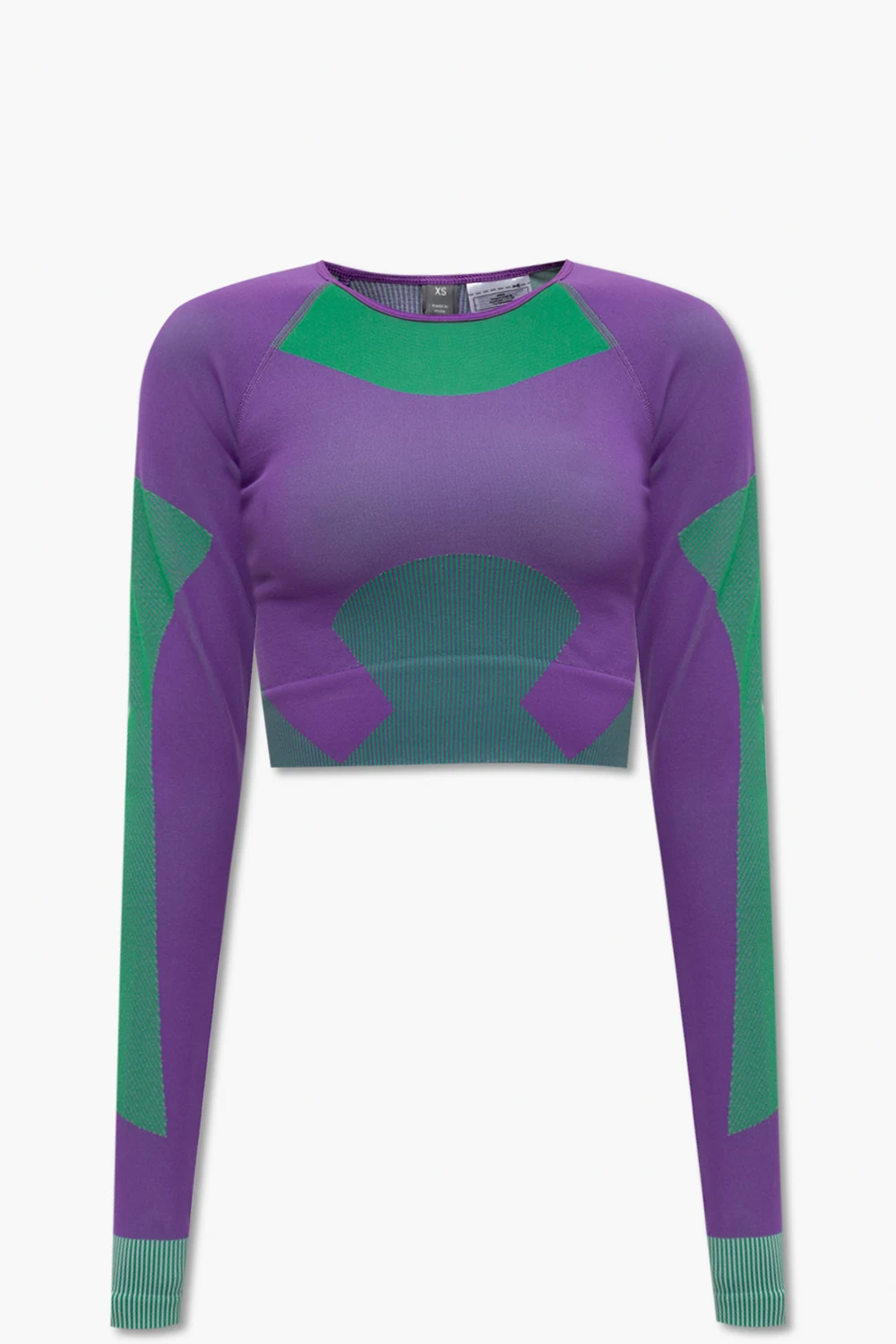 PURPLE Cropped training top