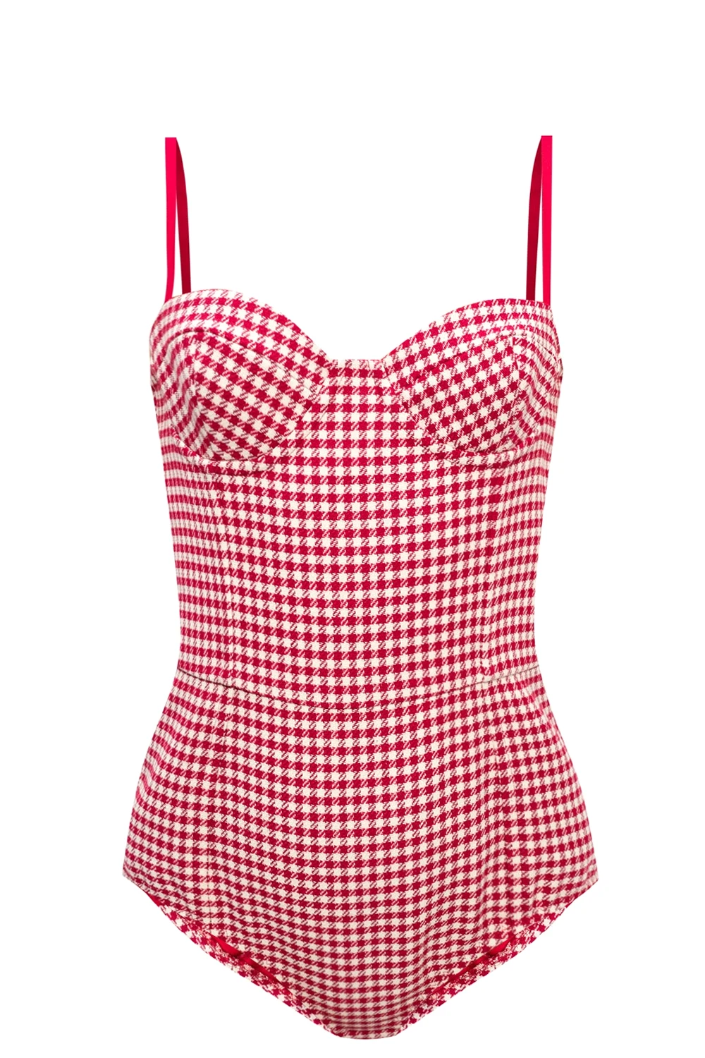 RED Patterned body on straps