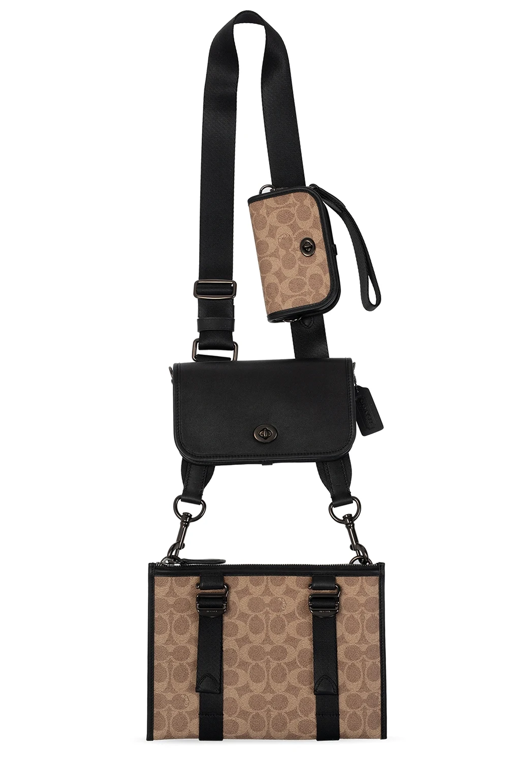 Zestaw trzech saszetek na pas