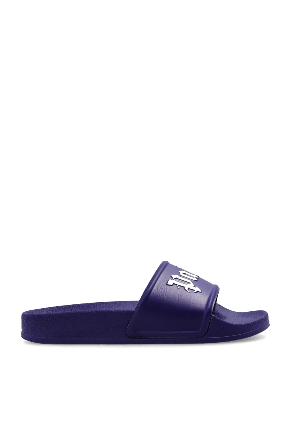 NAVY BLUE Slides with logo