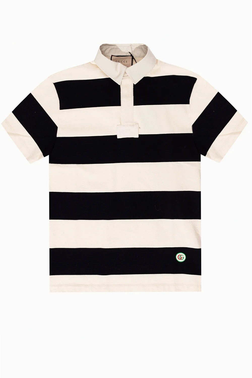 Striped polo shirt