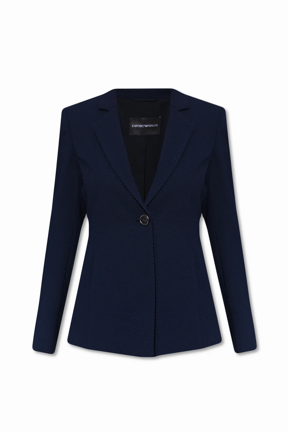NAVY BLUE Textured blazer