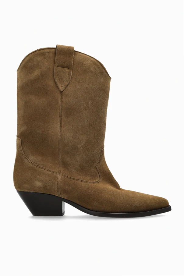 BROWN ‘Duerto’ suede cowboy boots