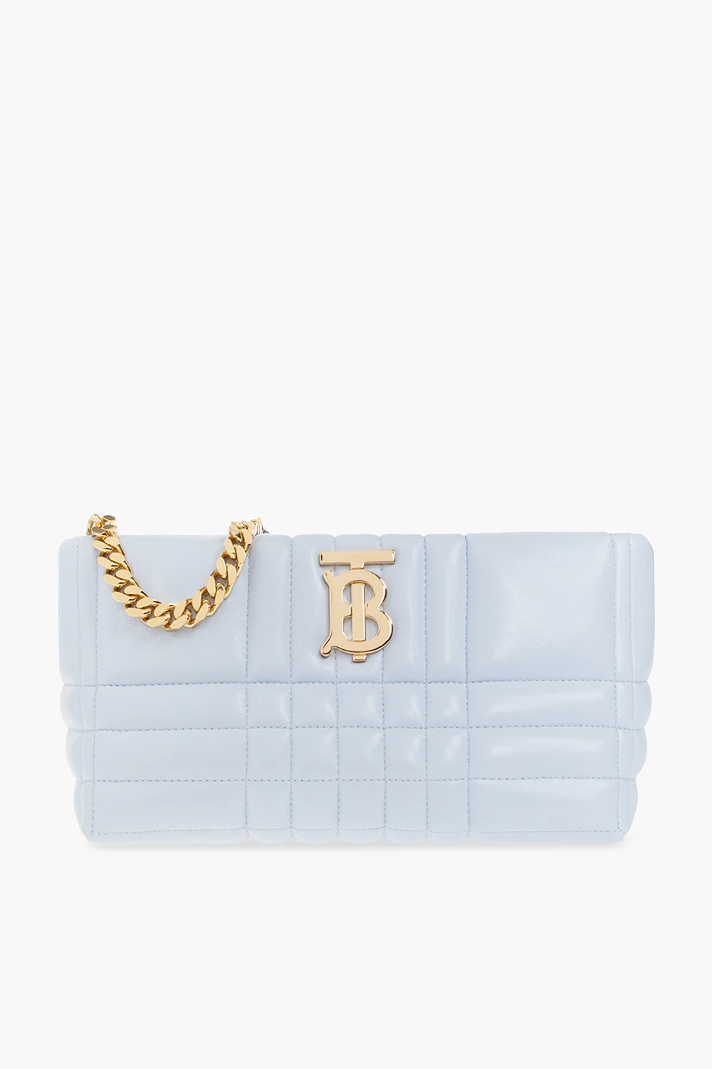light blue ‘Lola Small’ quilted shoulder bag