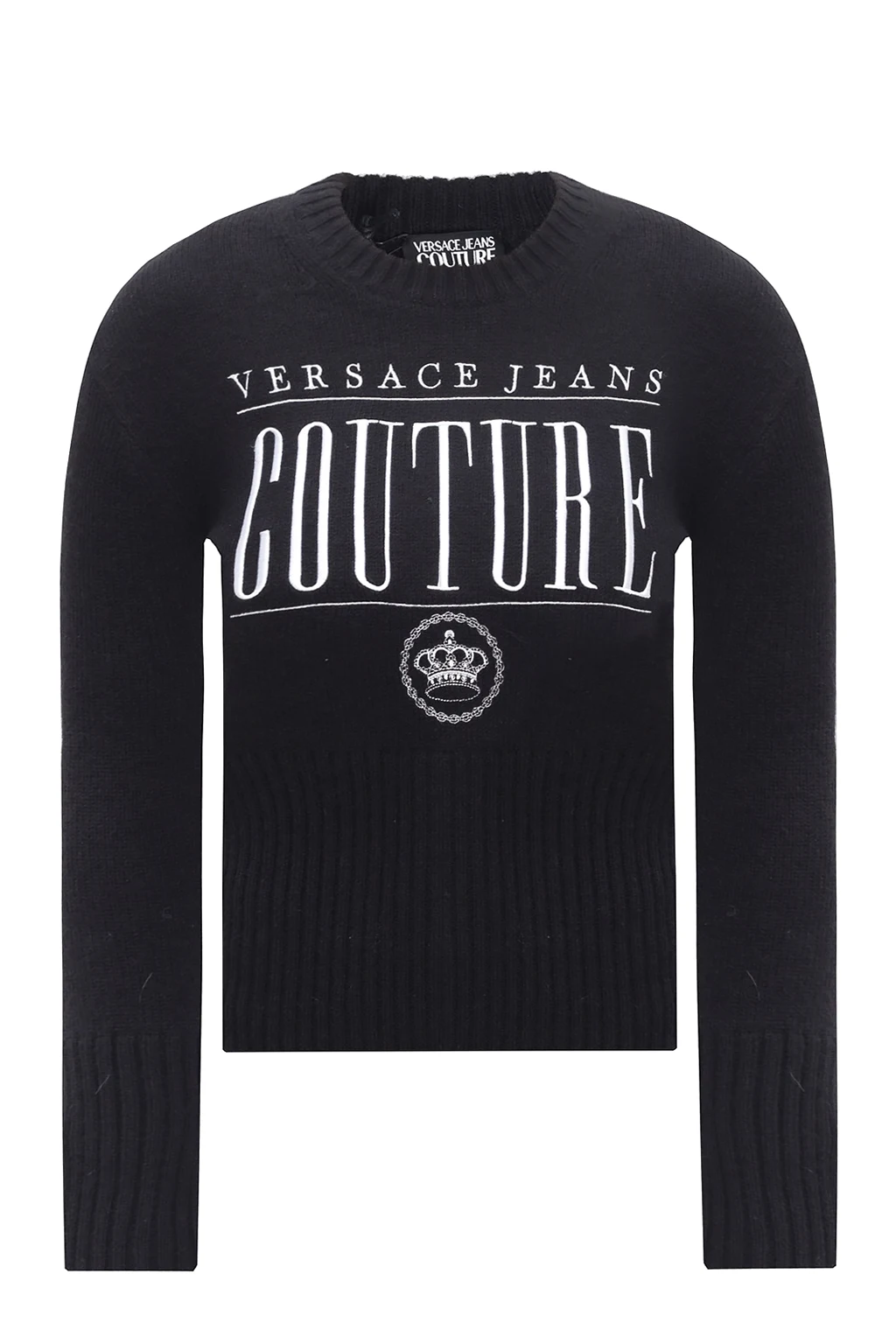 BLACK Sweater with logo