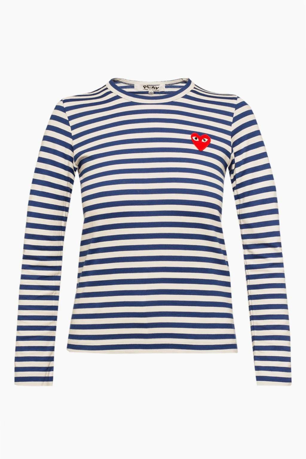 Striped T-shirt with patch