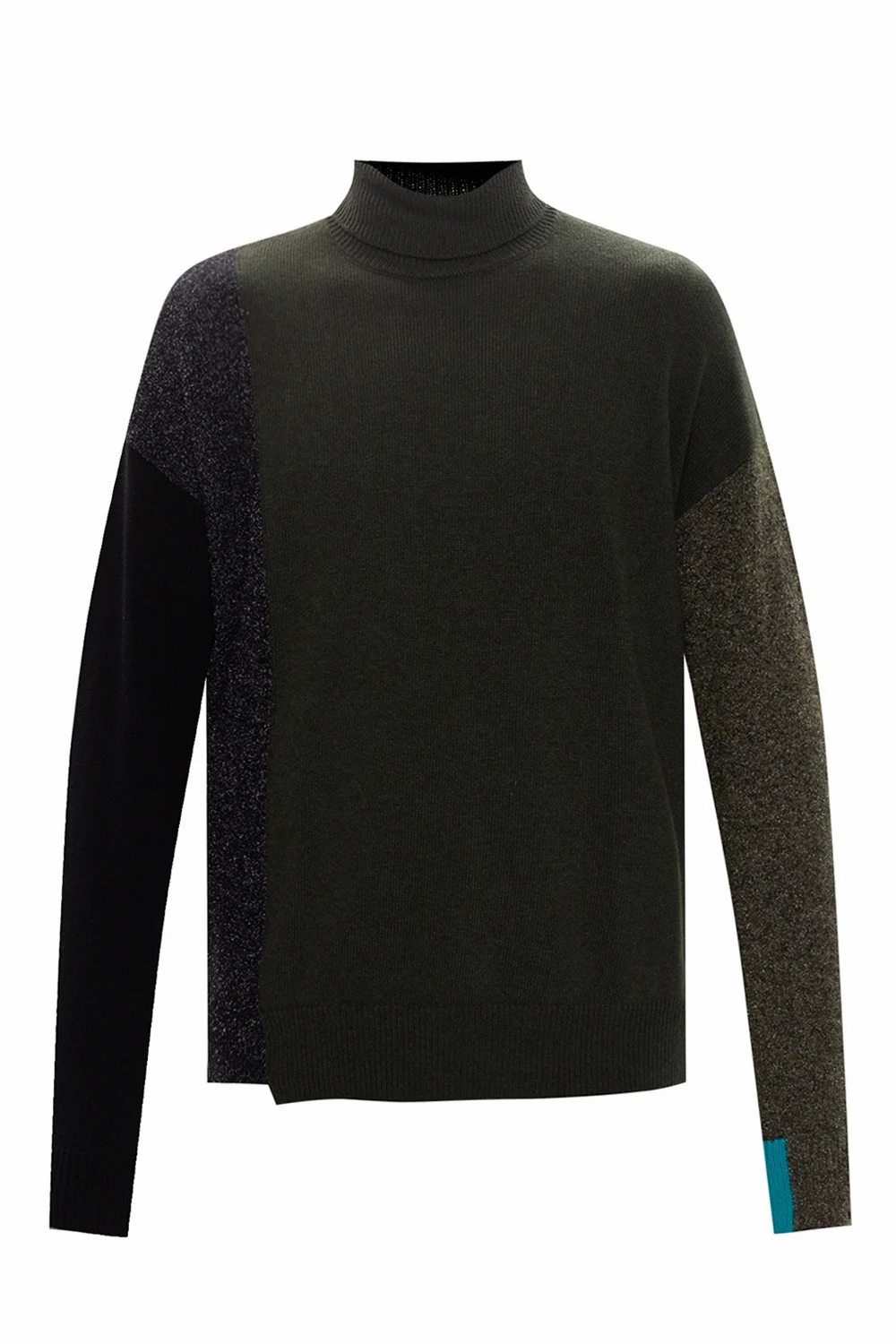 GREEN Turtleneck sweater