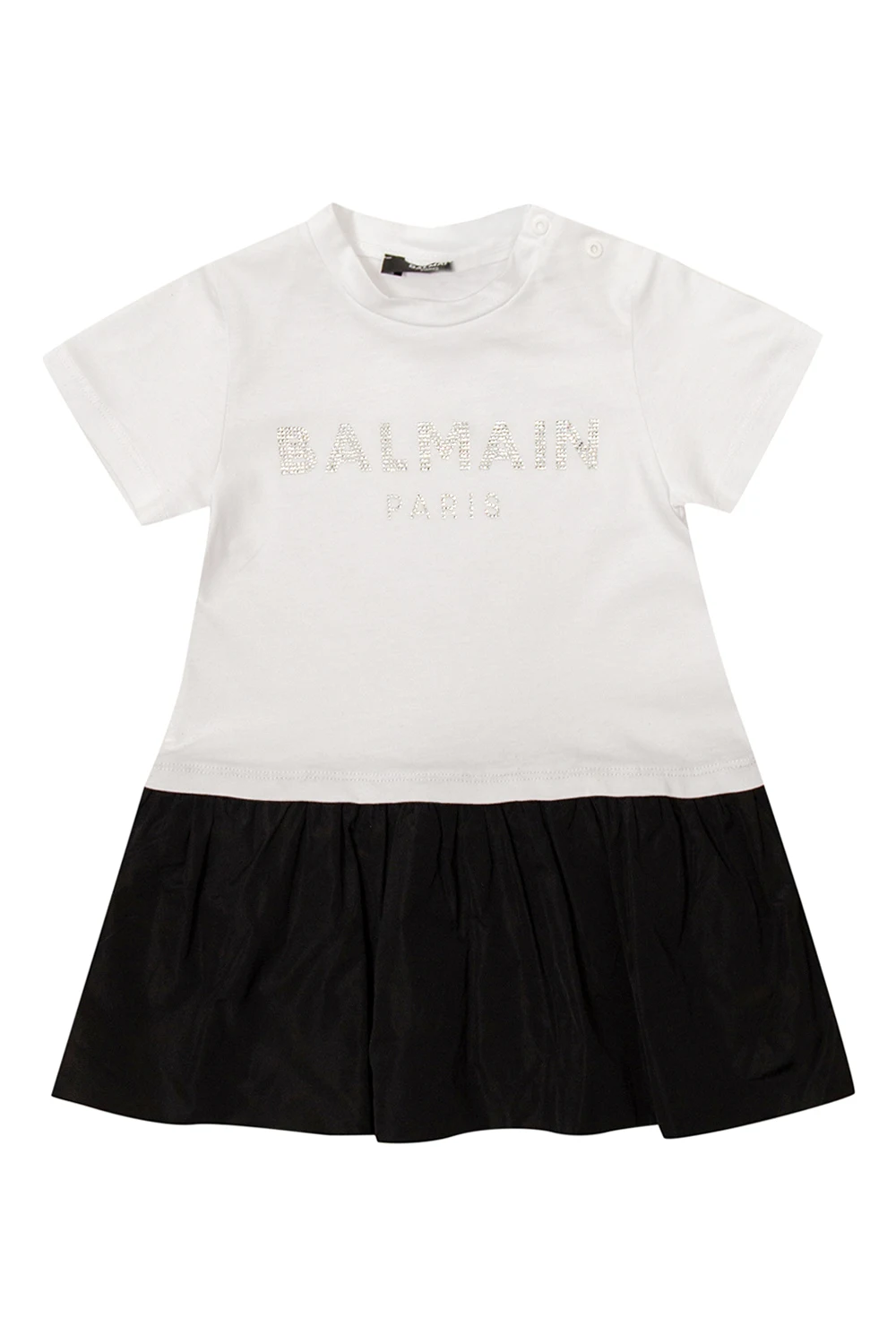 WHITE Dress with logo