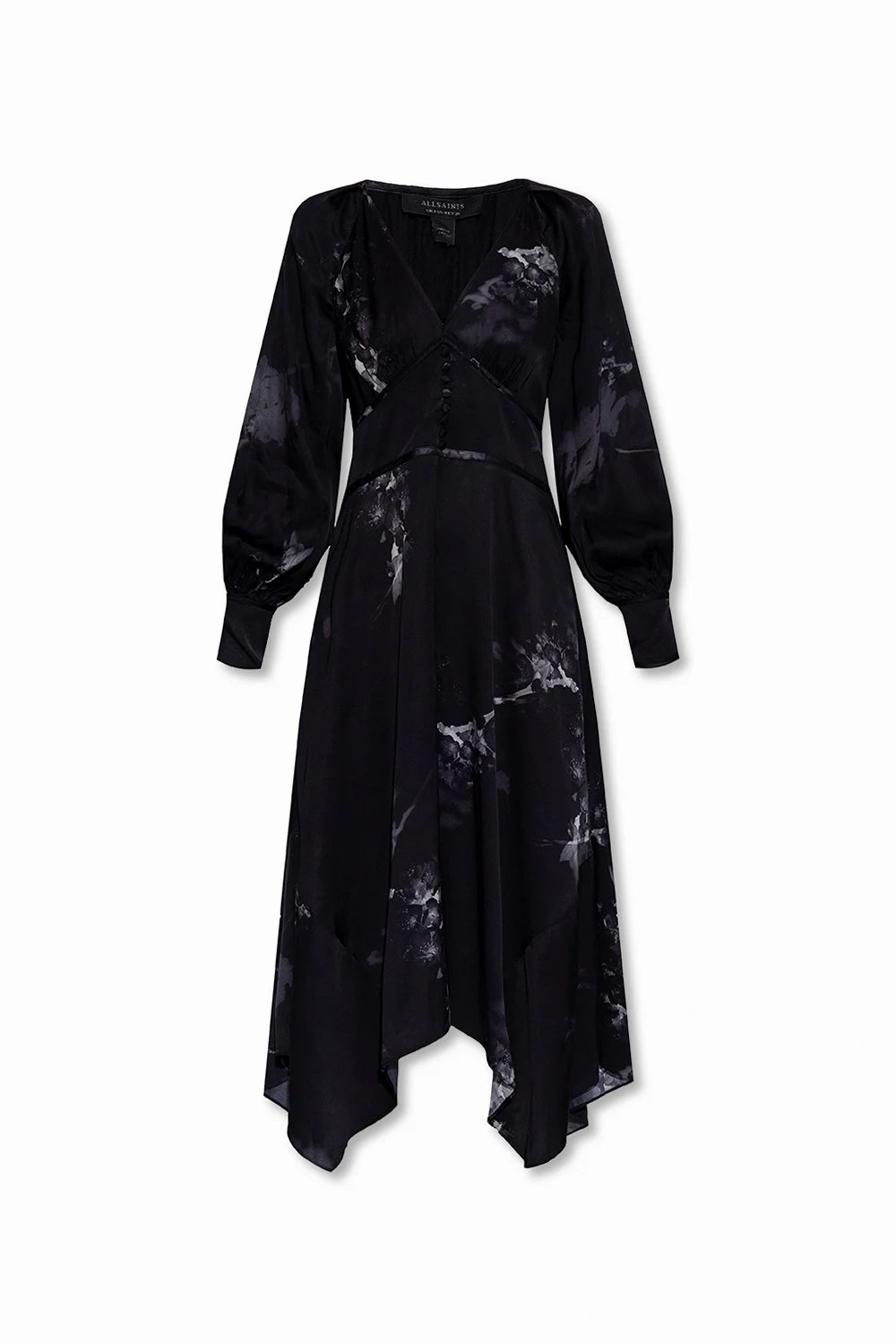 BLACK ‘Renata’ satin dress