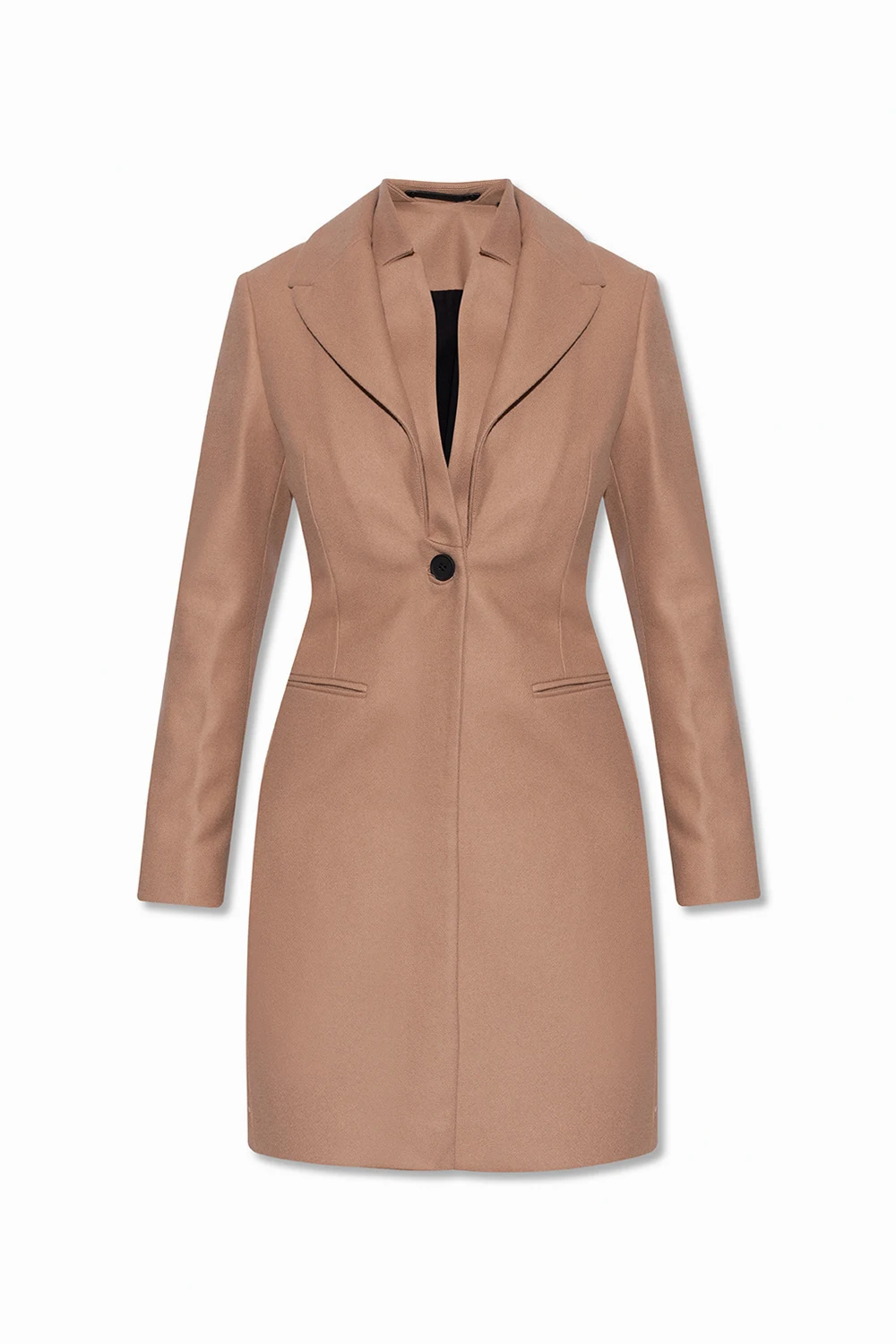 beige ‘Lyris’ wool coat