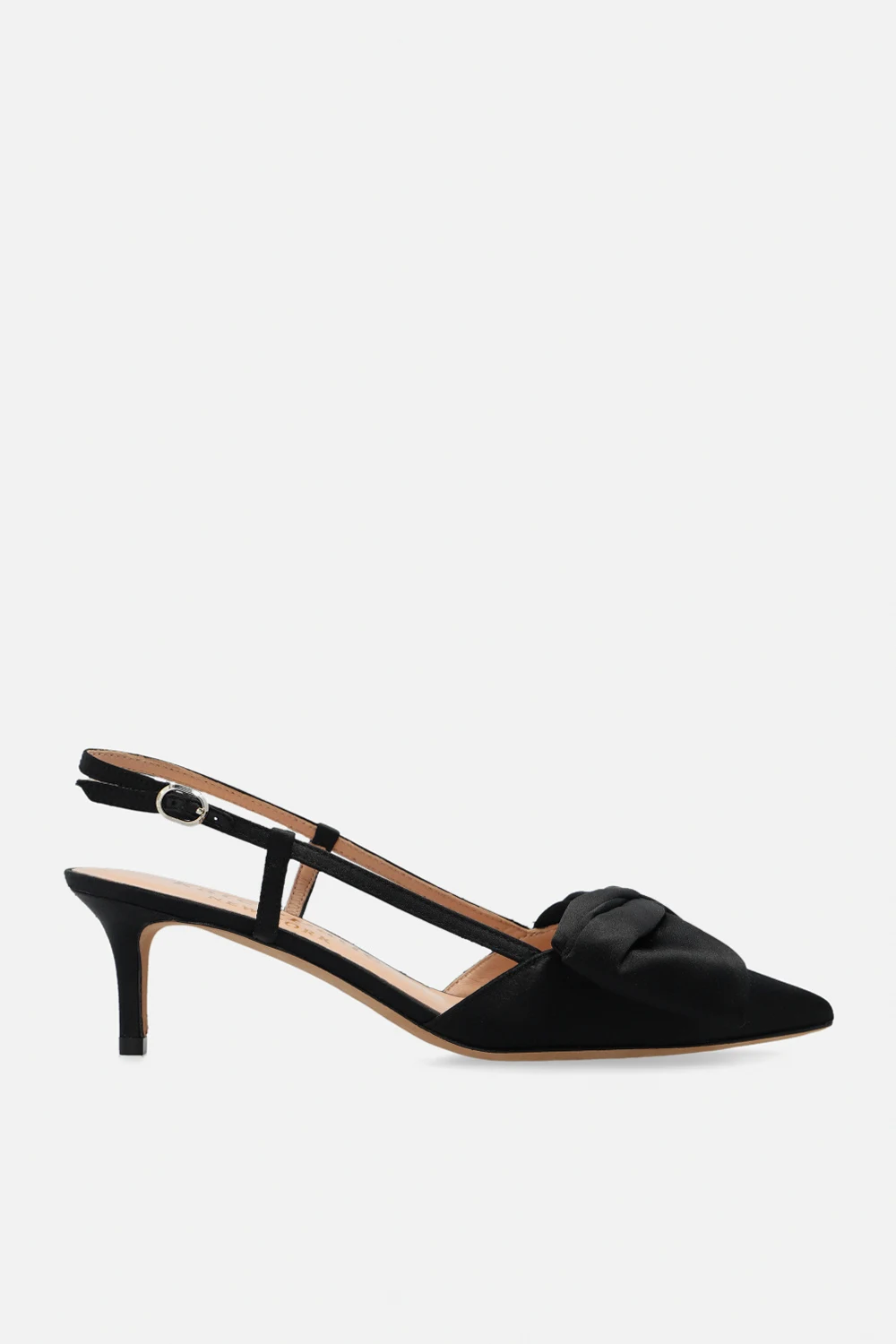 BLACK ‘Marseille’ satin pumps