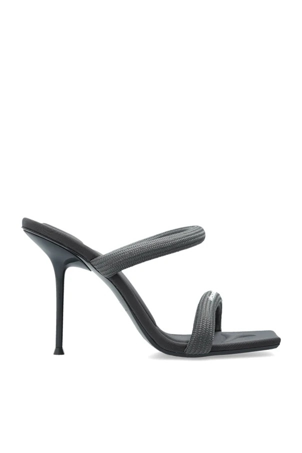 GREY Heeled mules 'Julie'