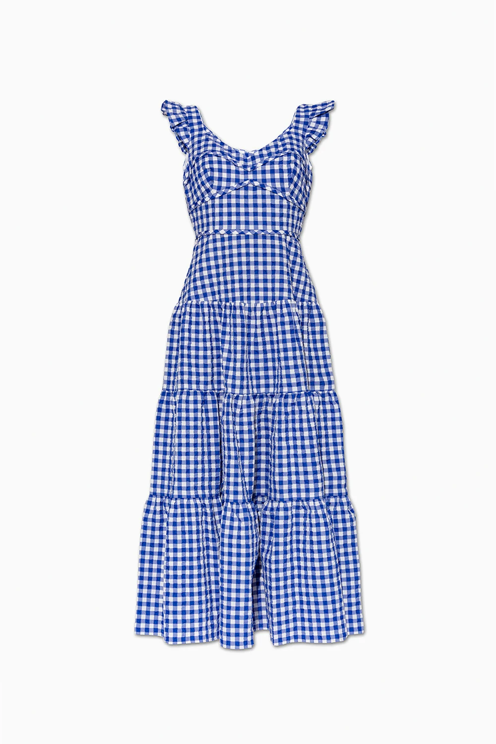BLUE Checked dress