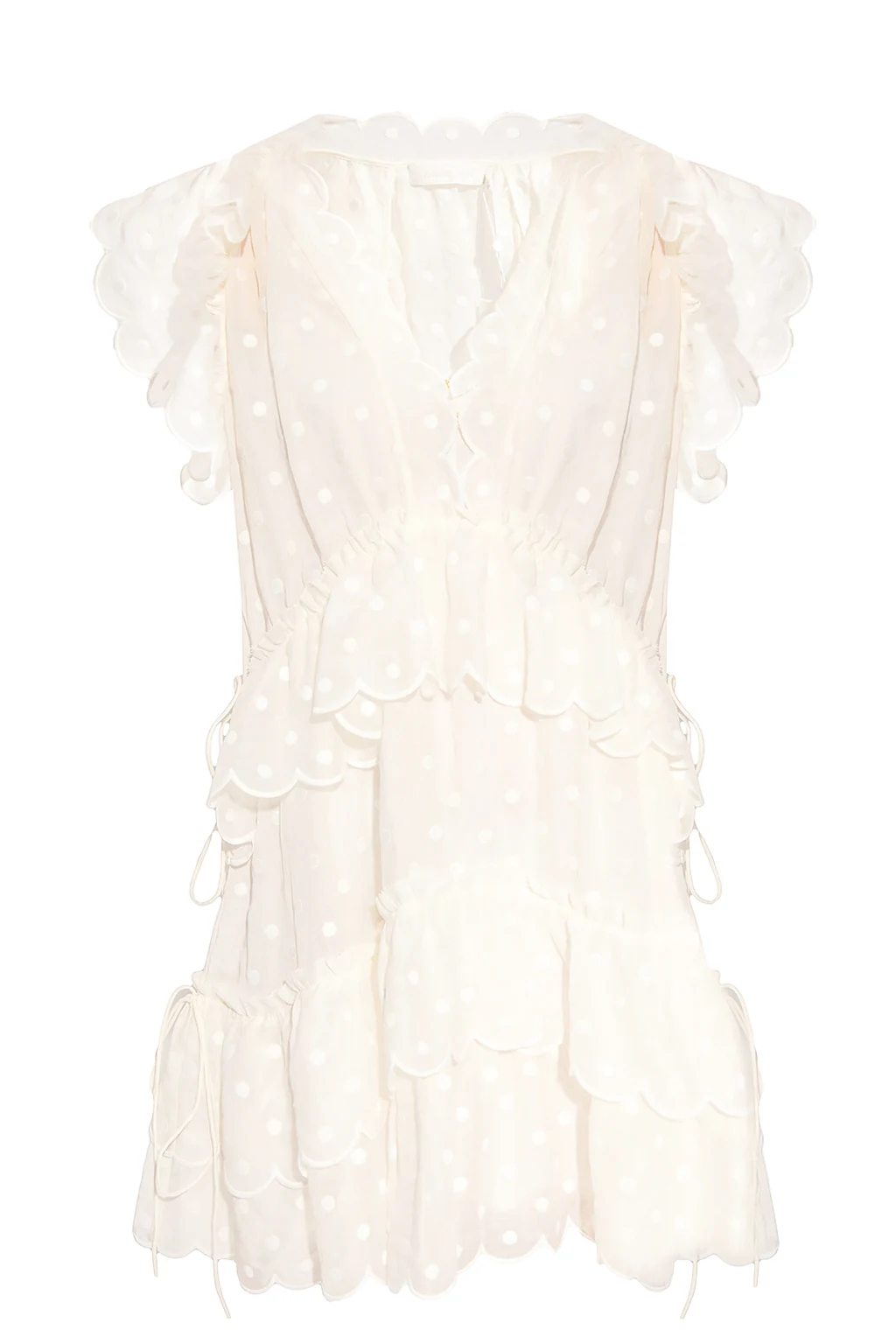 Dress with short sleeves