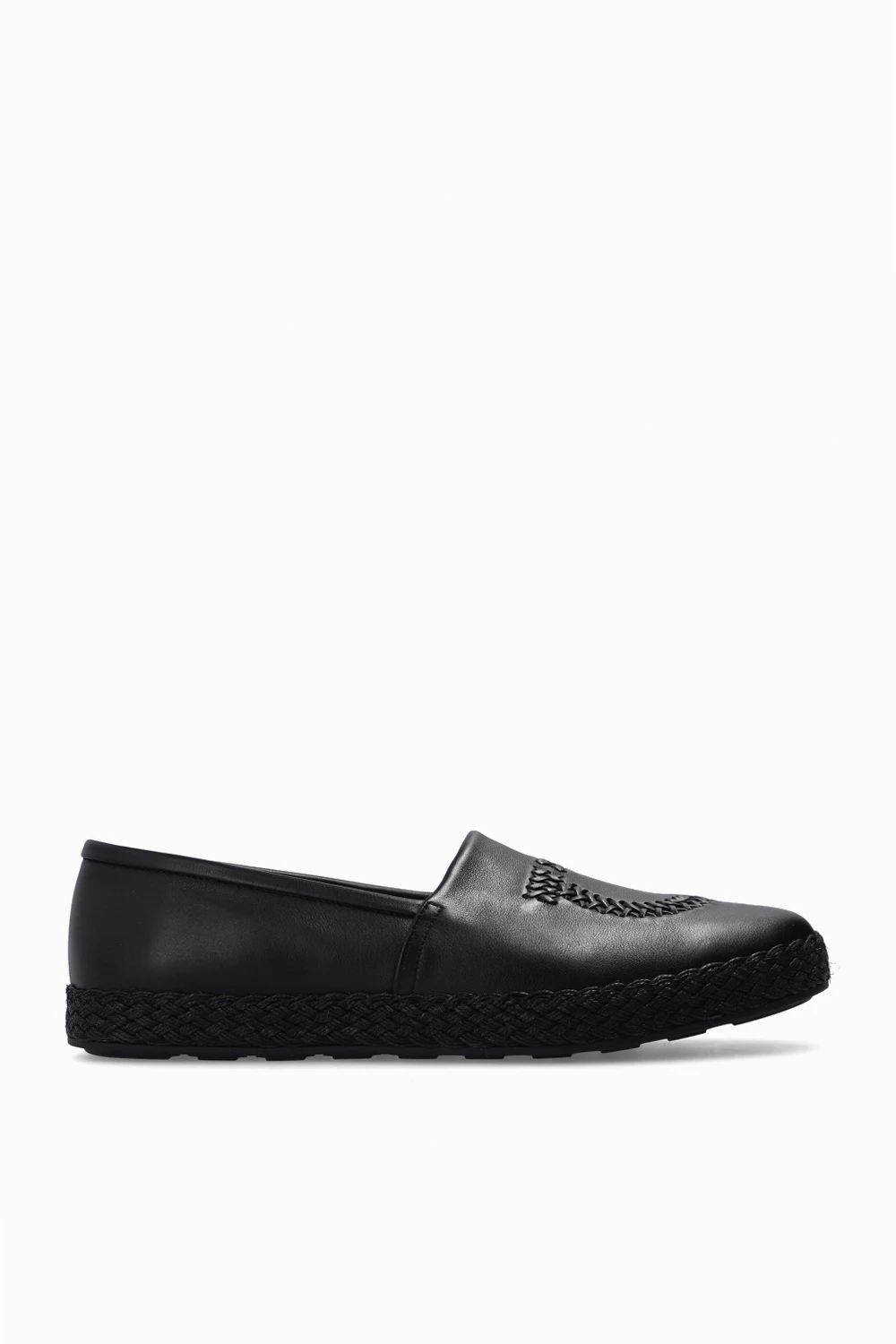 BLACK ‘Paykos’ leather espadrilles