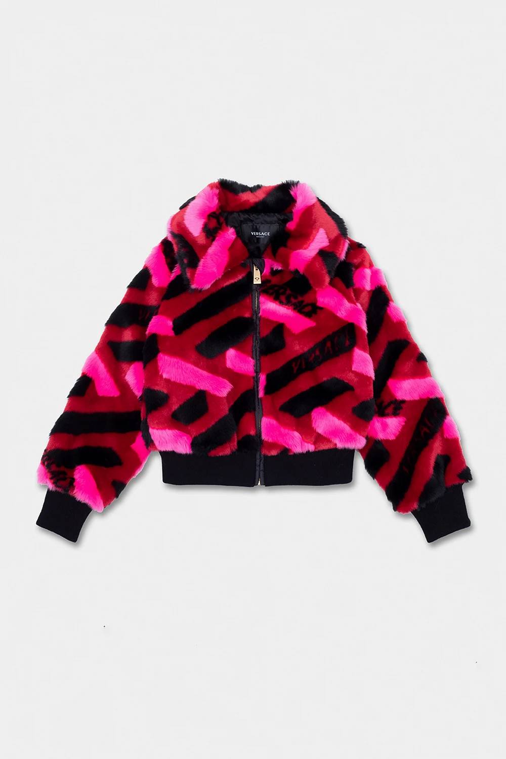 PINK Faux fur jacket