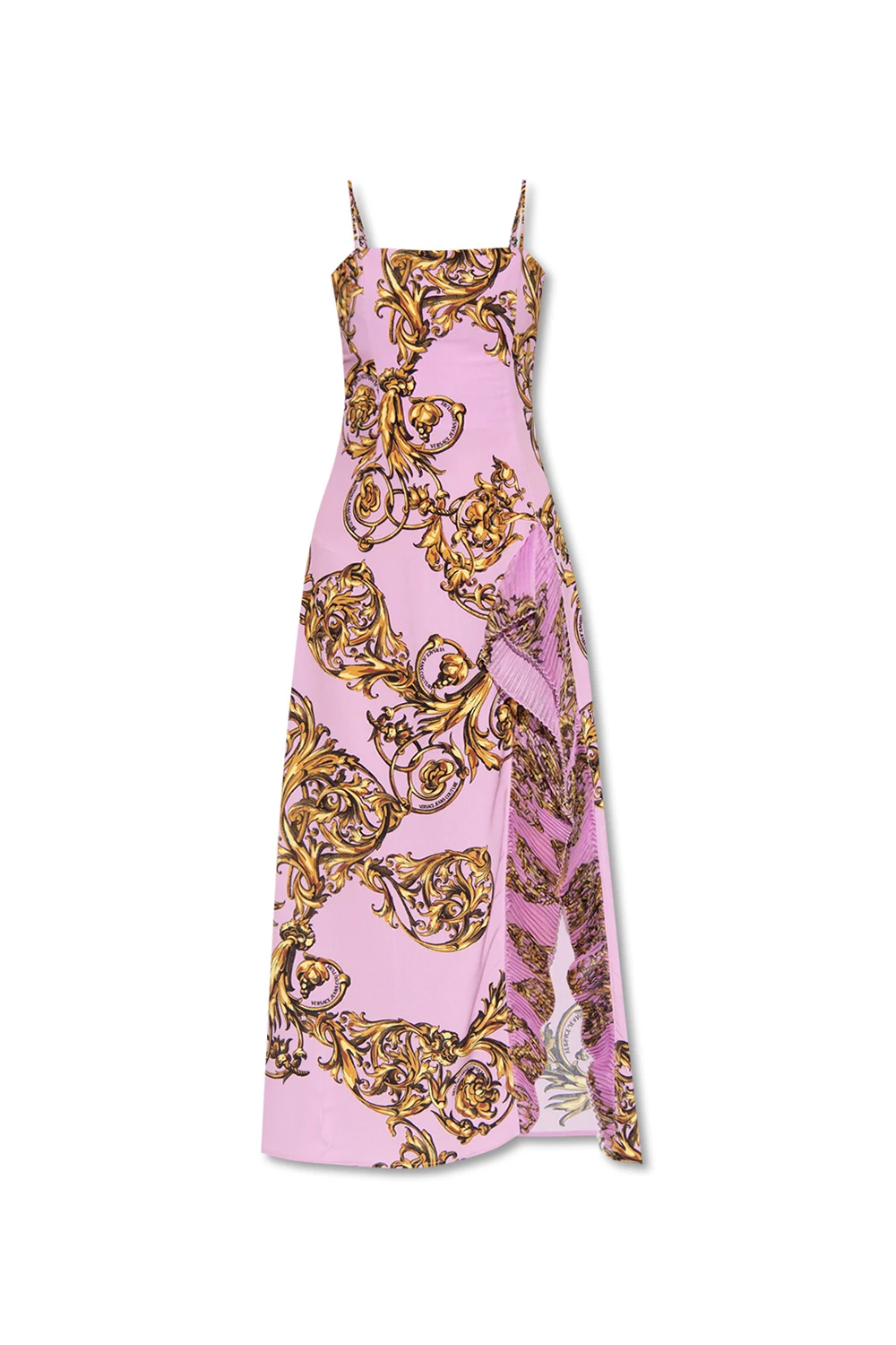 PURPLE Dress with Regalia Baroque motif