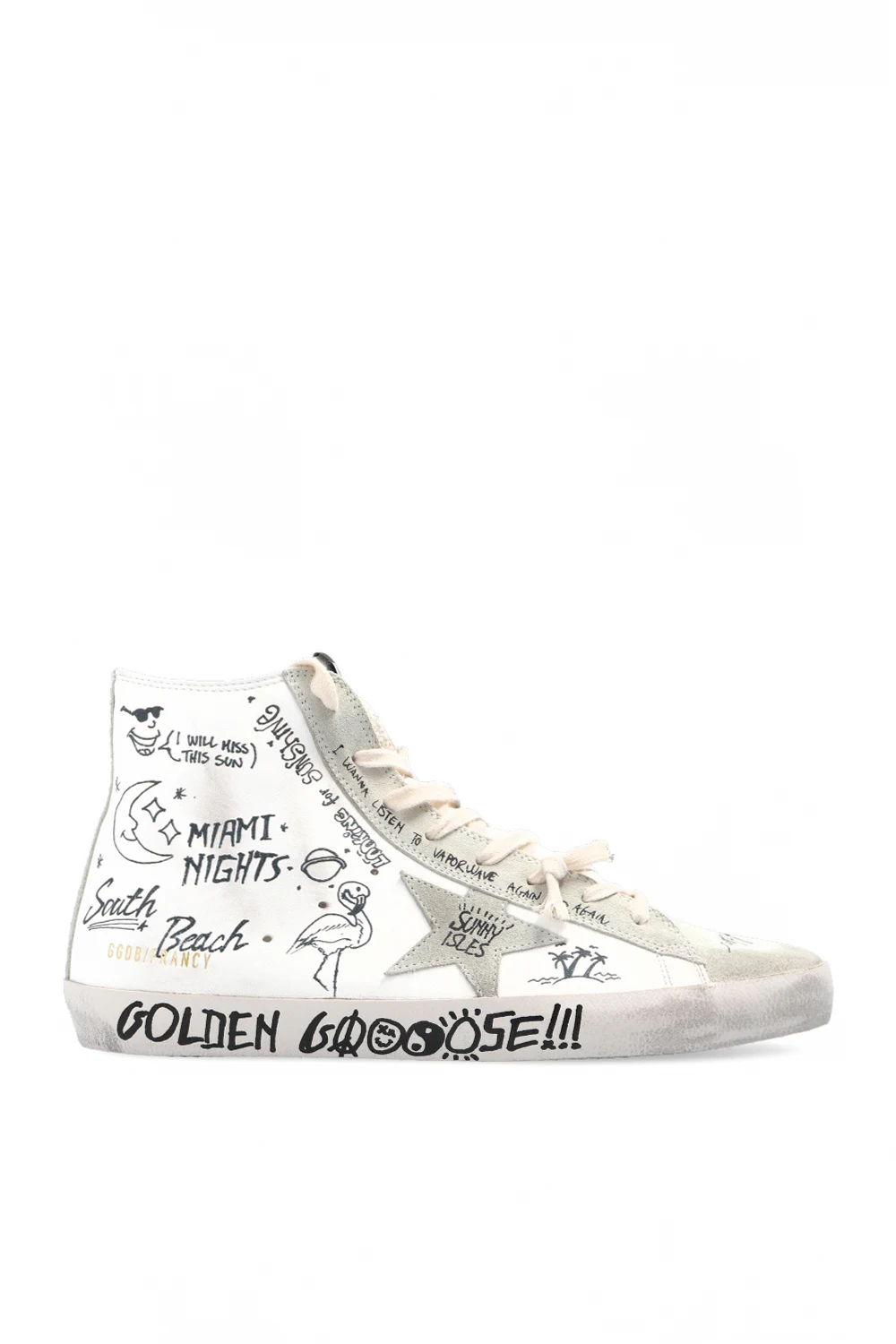 ‘Francy’ high-top sneakers