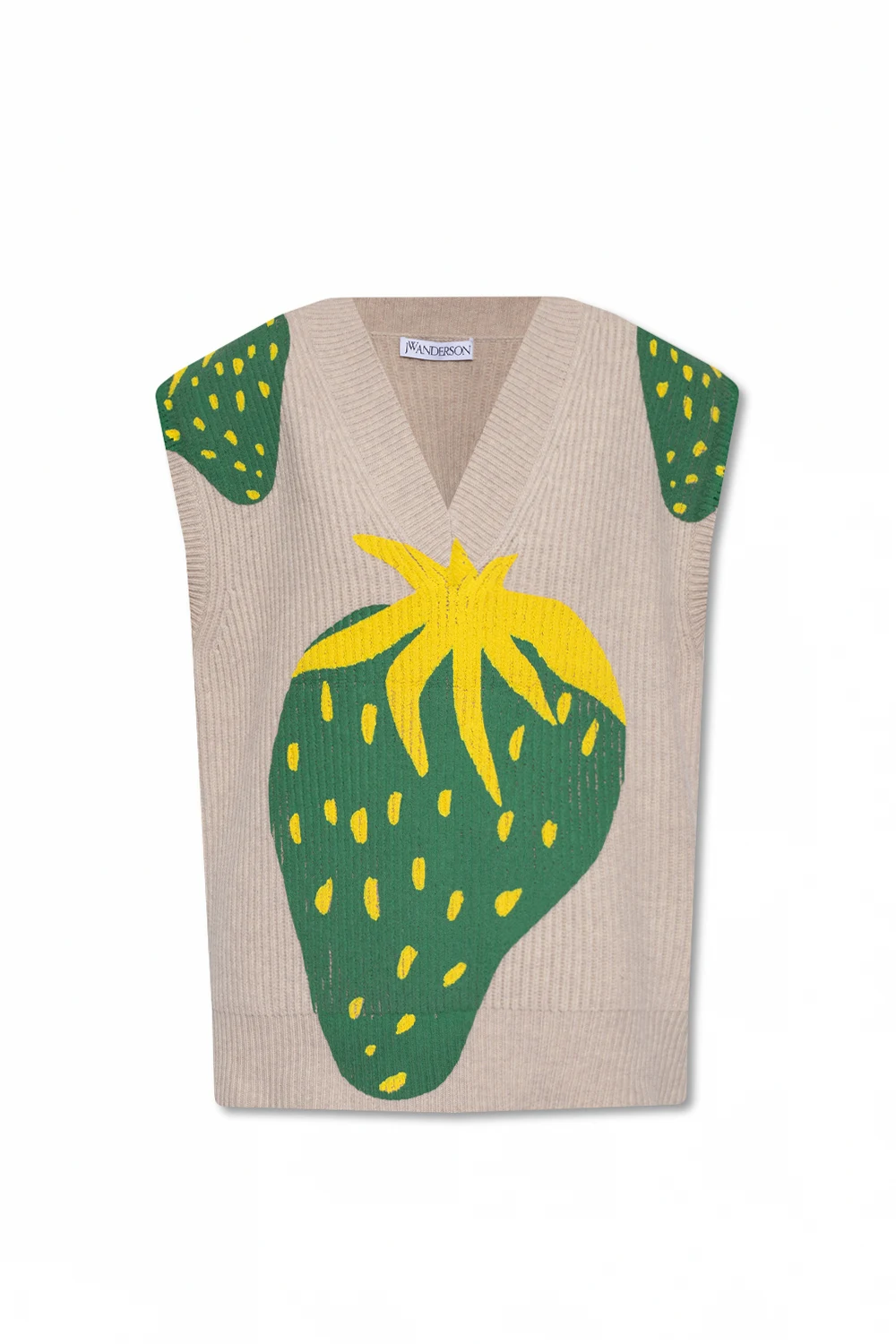 beige Printed vest