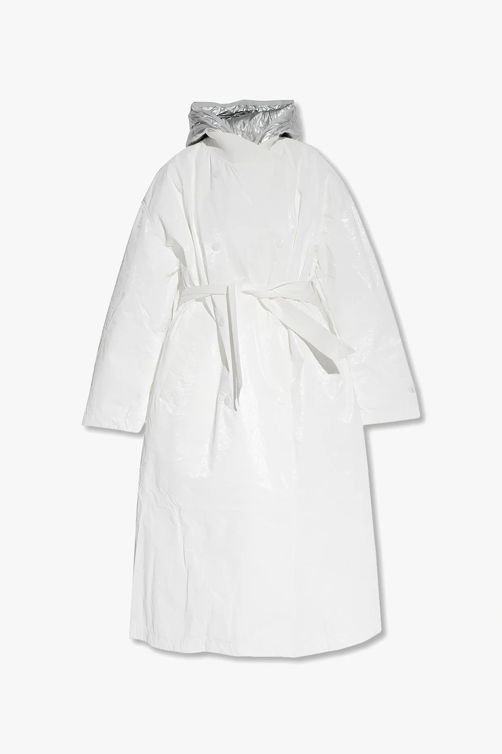 ‘W-SINE’ coat with detachable jacket