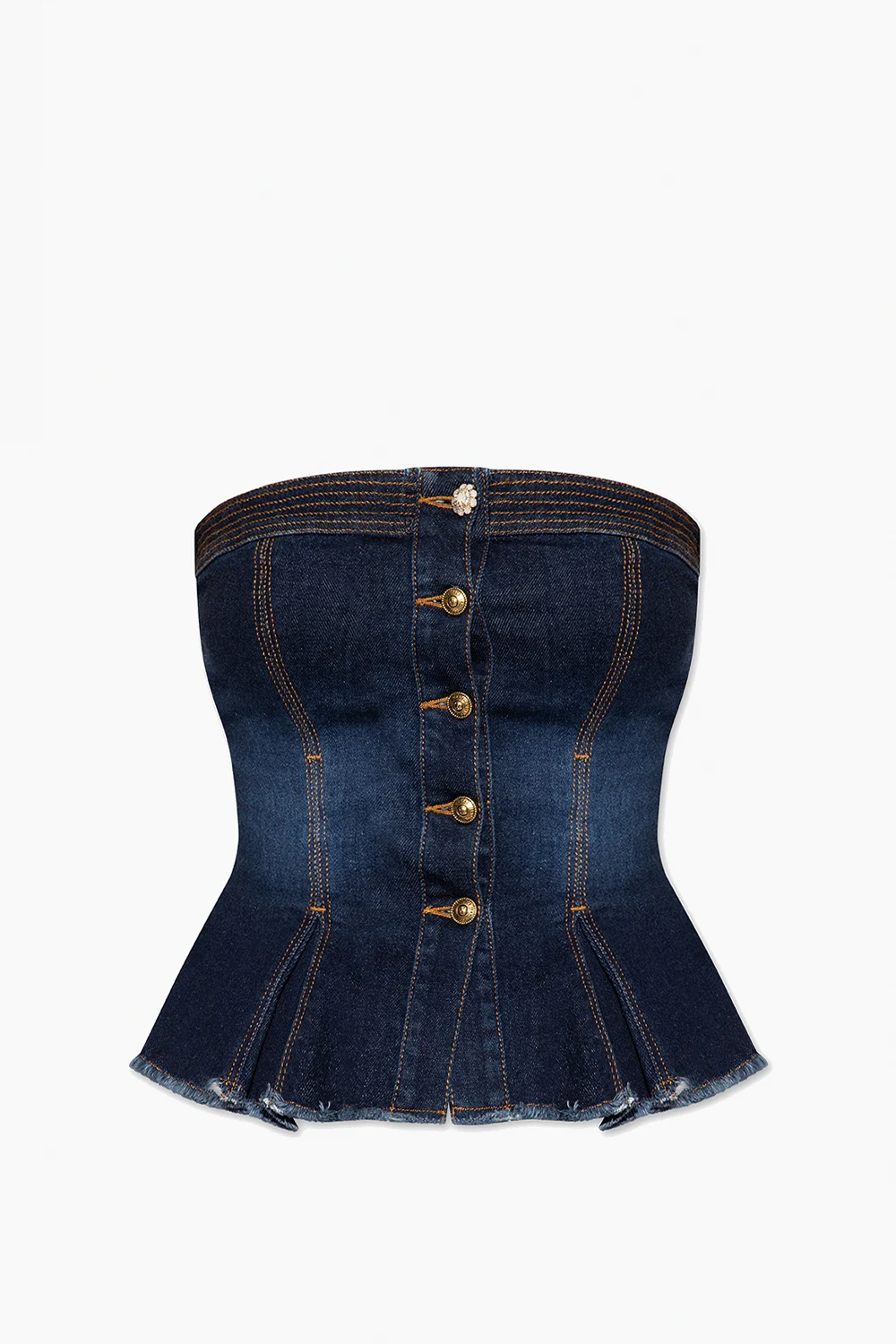 NAVY BLUE Denim top
