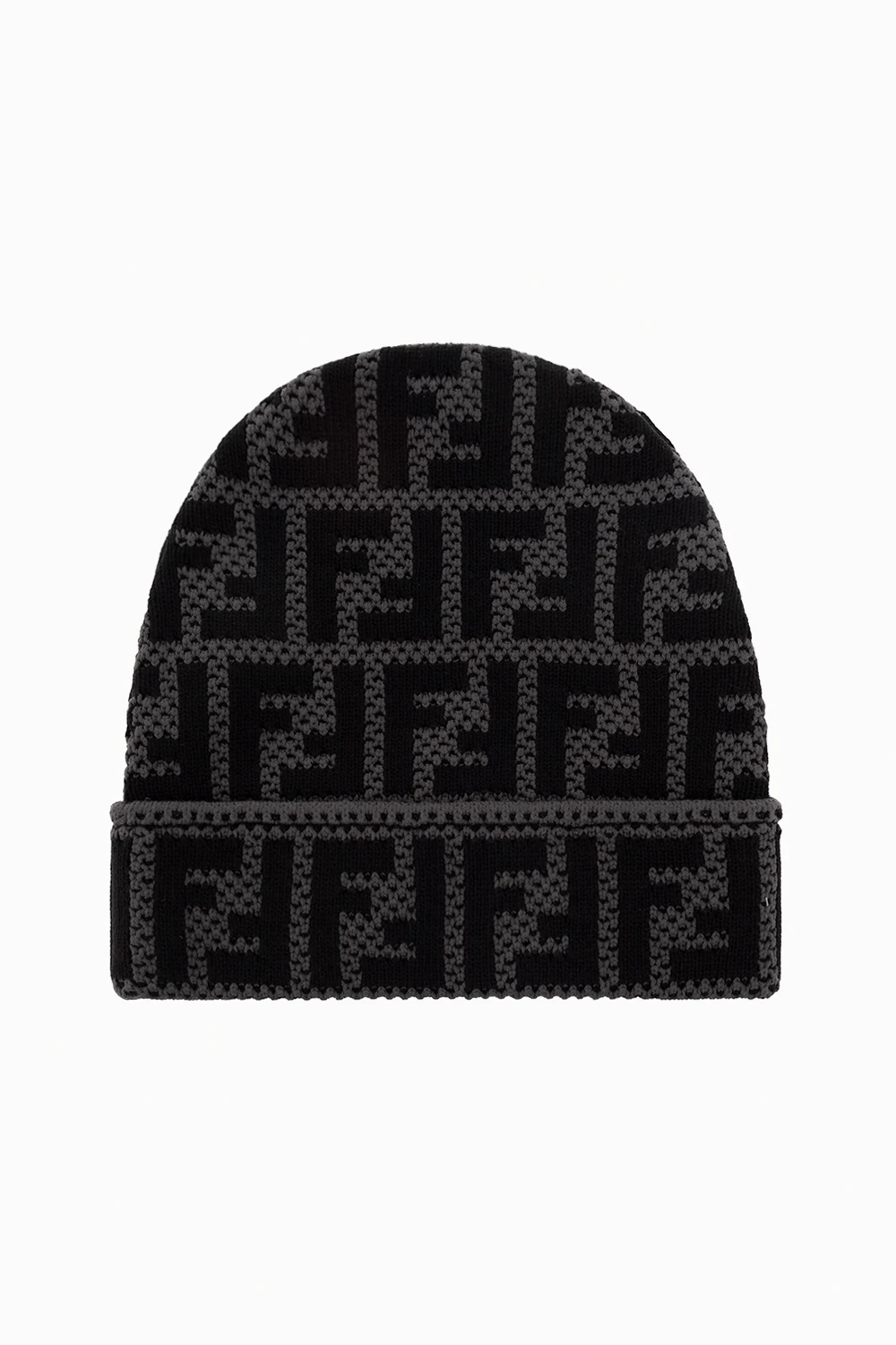 Hat with monogram