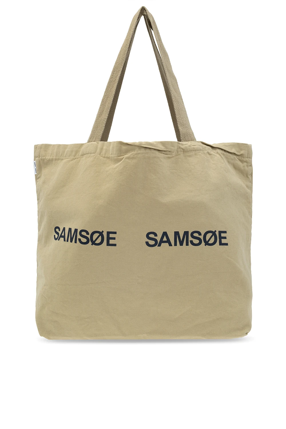 beige Shopper bag with logo