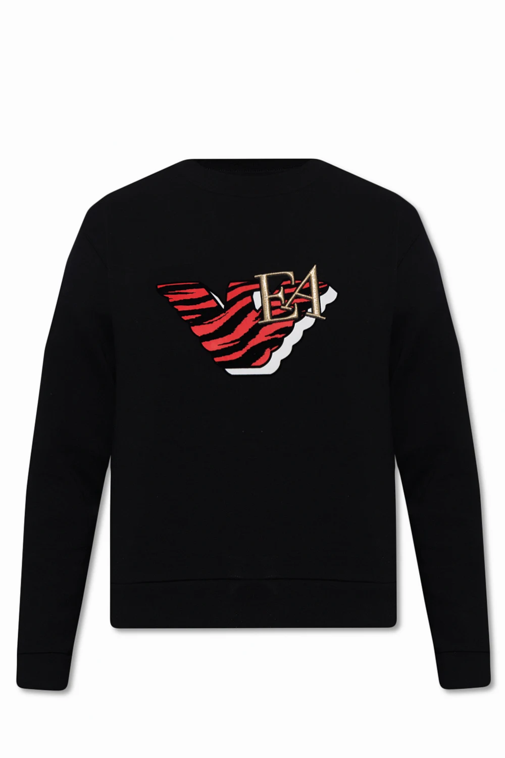 BLACK Sweatshirt with logo