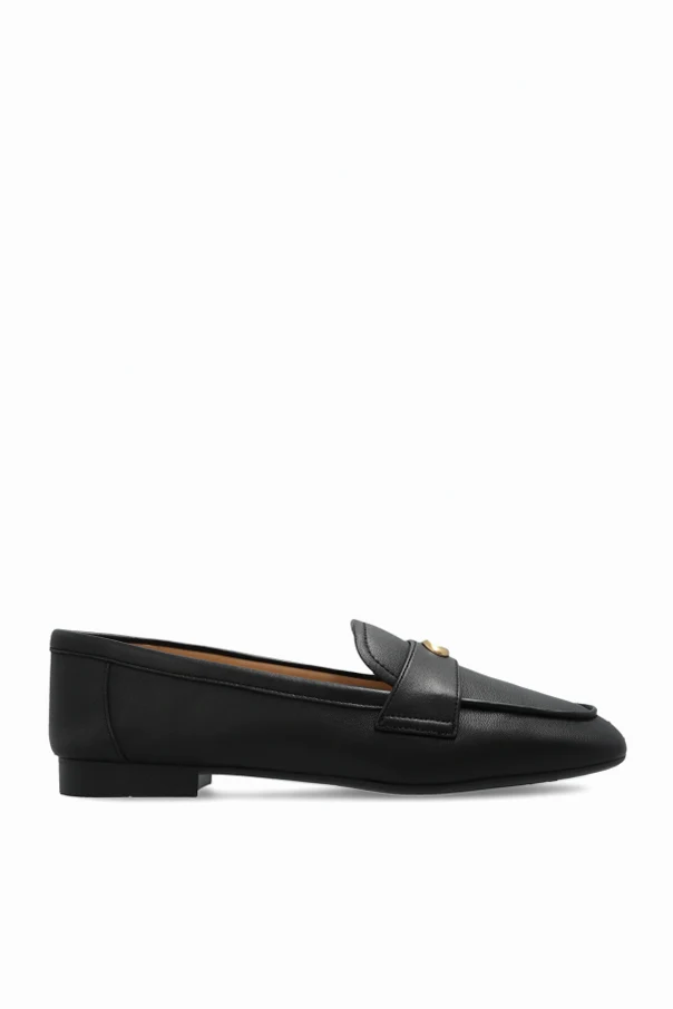 CZARNY Buty z logo typu ‘Loafers’