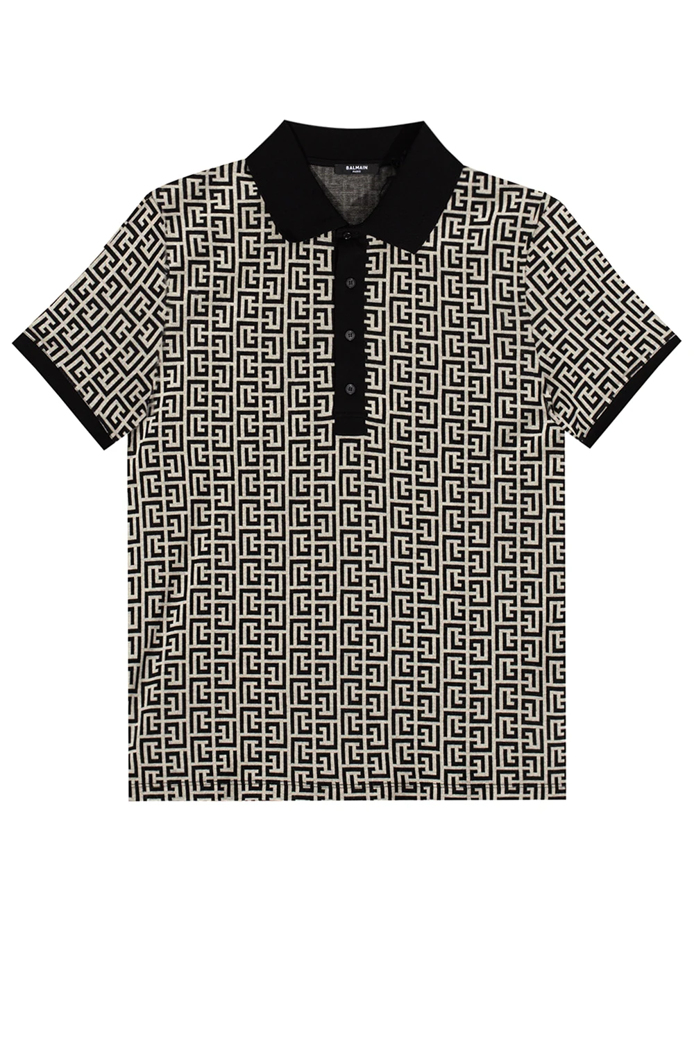 beige Polo shirt with logo