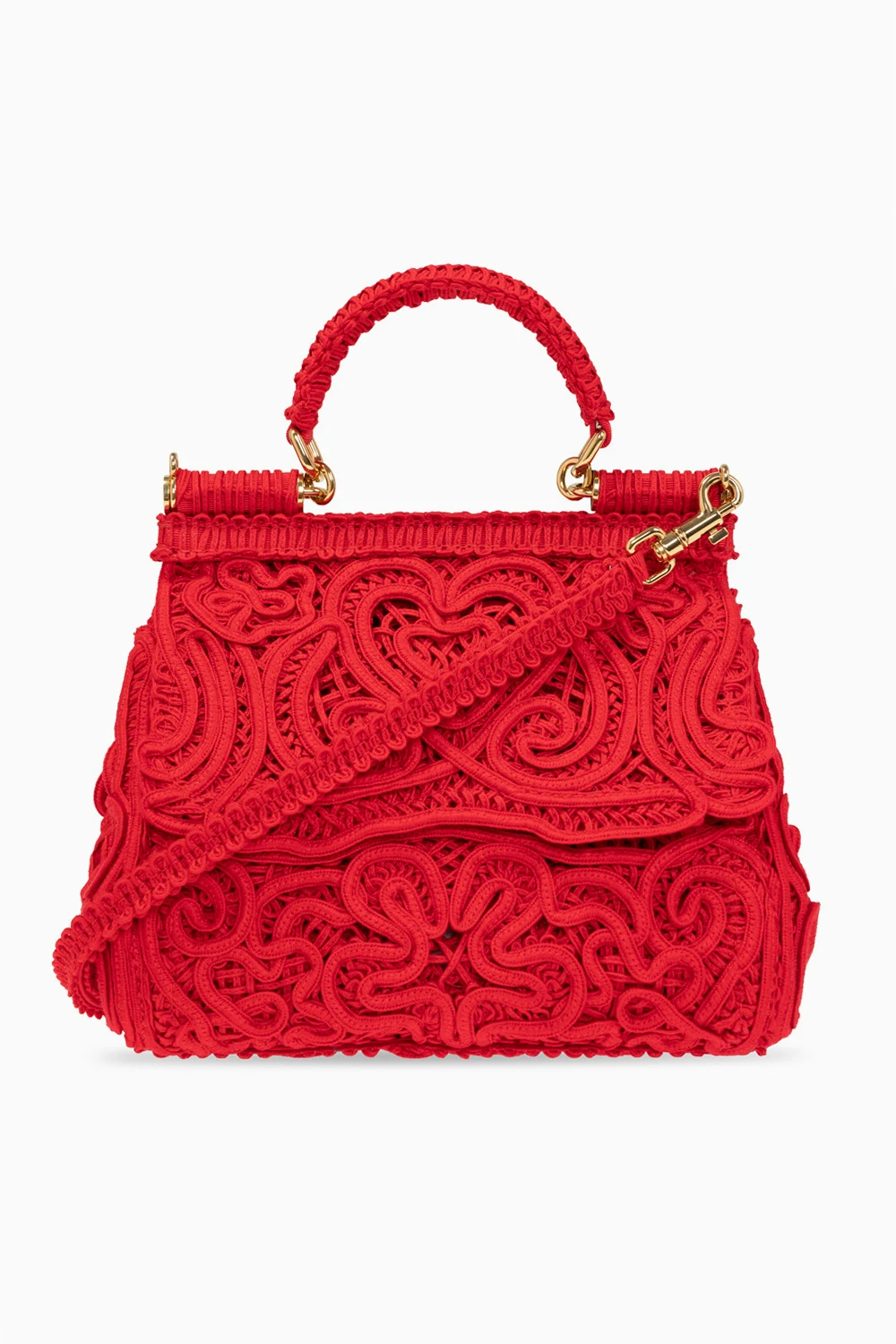 RED ‘Sicily Small’ lace shoulder bag