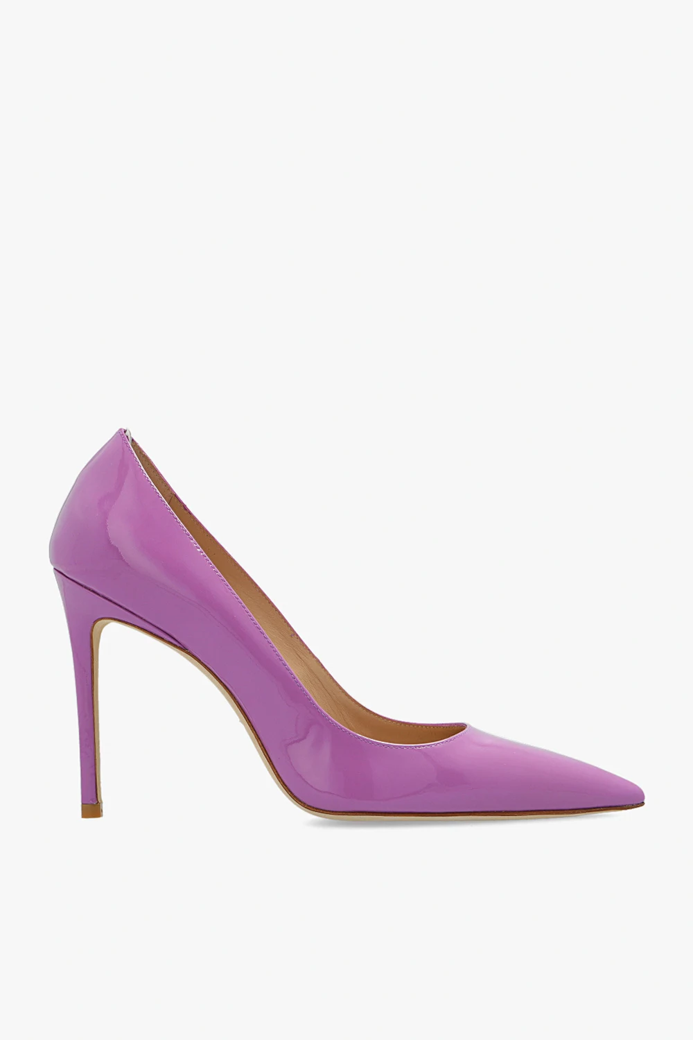 ‘Stuart’ patent-leather stiletto pumps