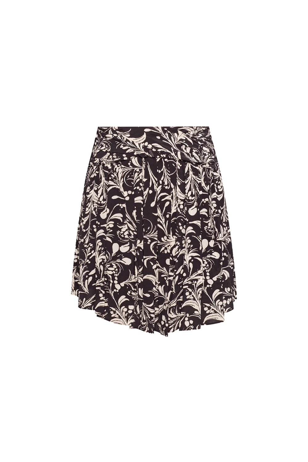 Floral-motif skirt
