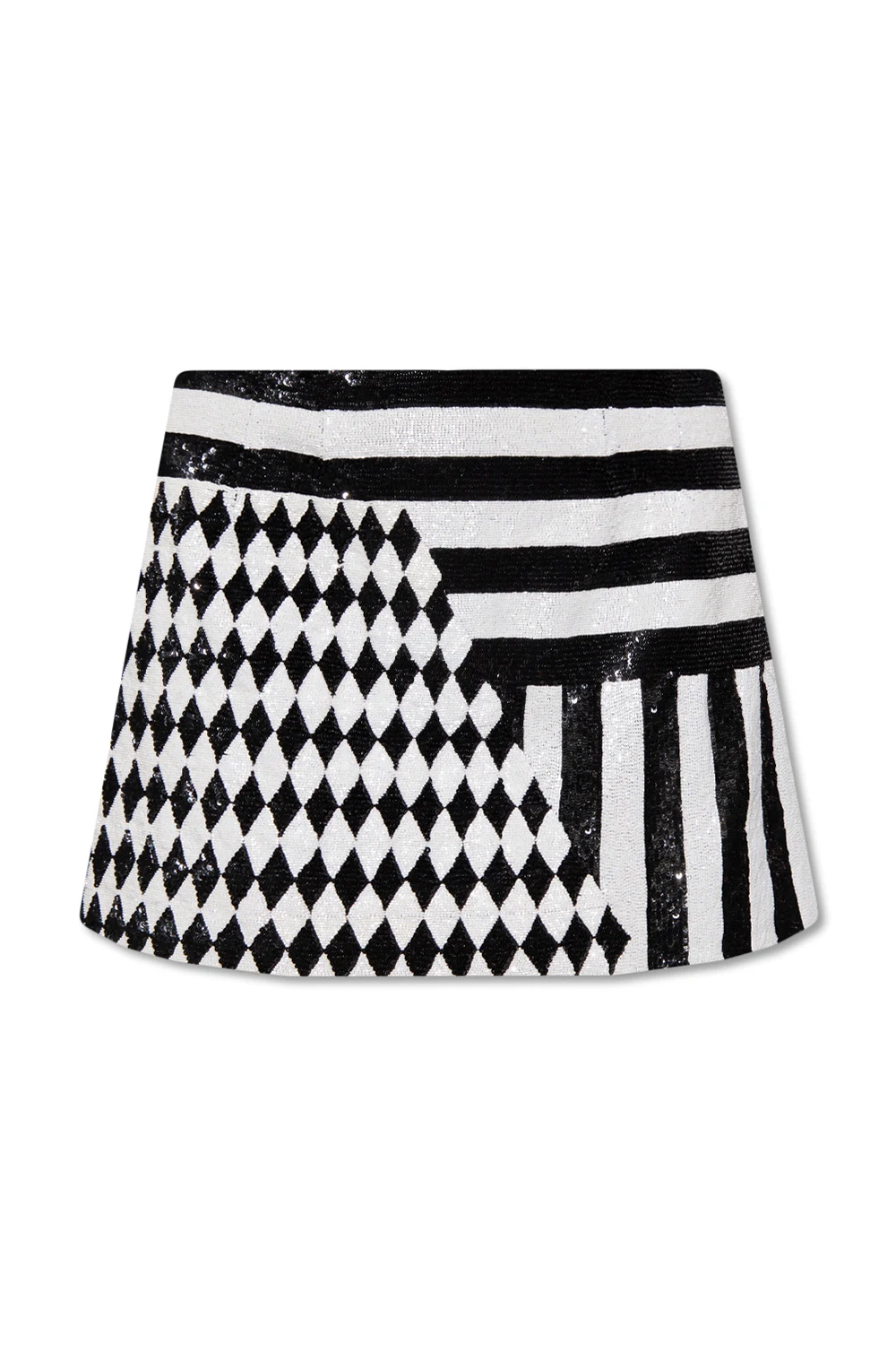 BLACK Short skirt with briefs